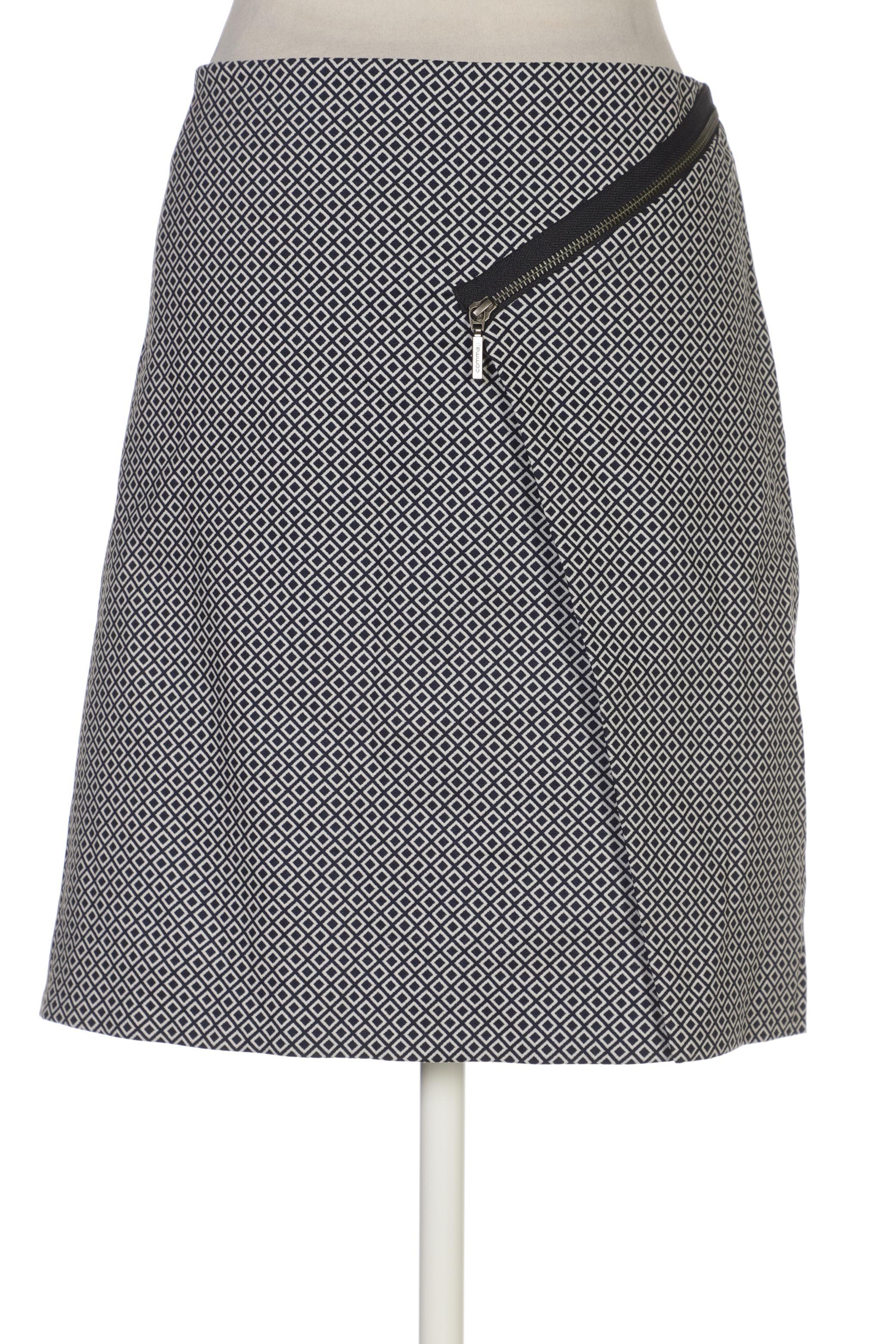 

Comma Damen Rock, marineblau, Gr. 38