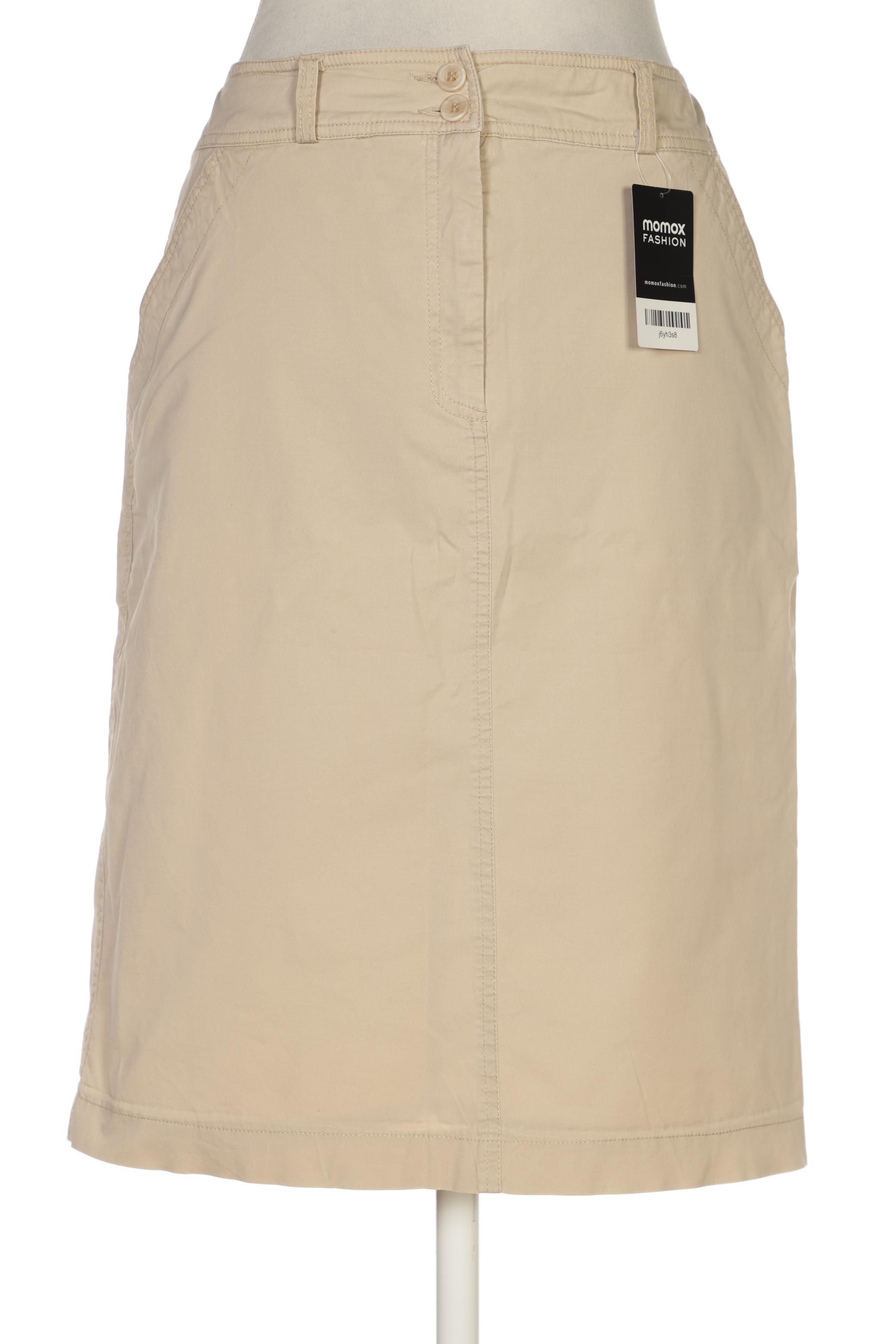 

Comma Damen Rock, beige, Gr. 42