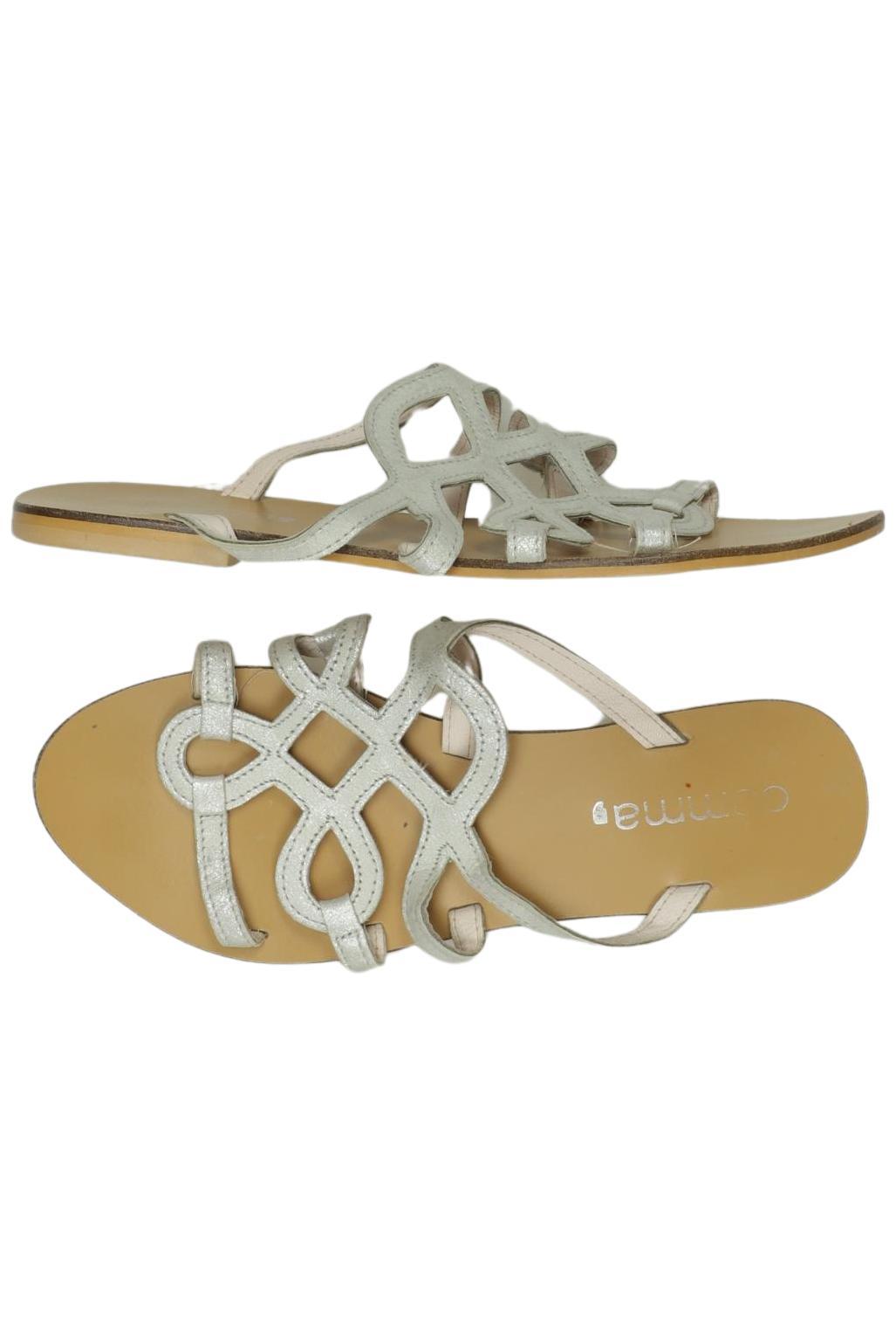 

Comma Damen Sandale, silber, Gr. 39