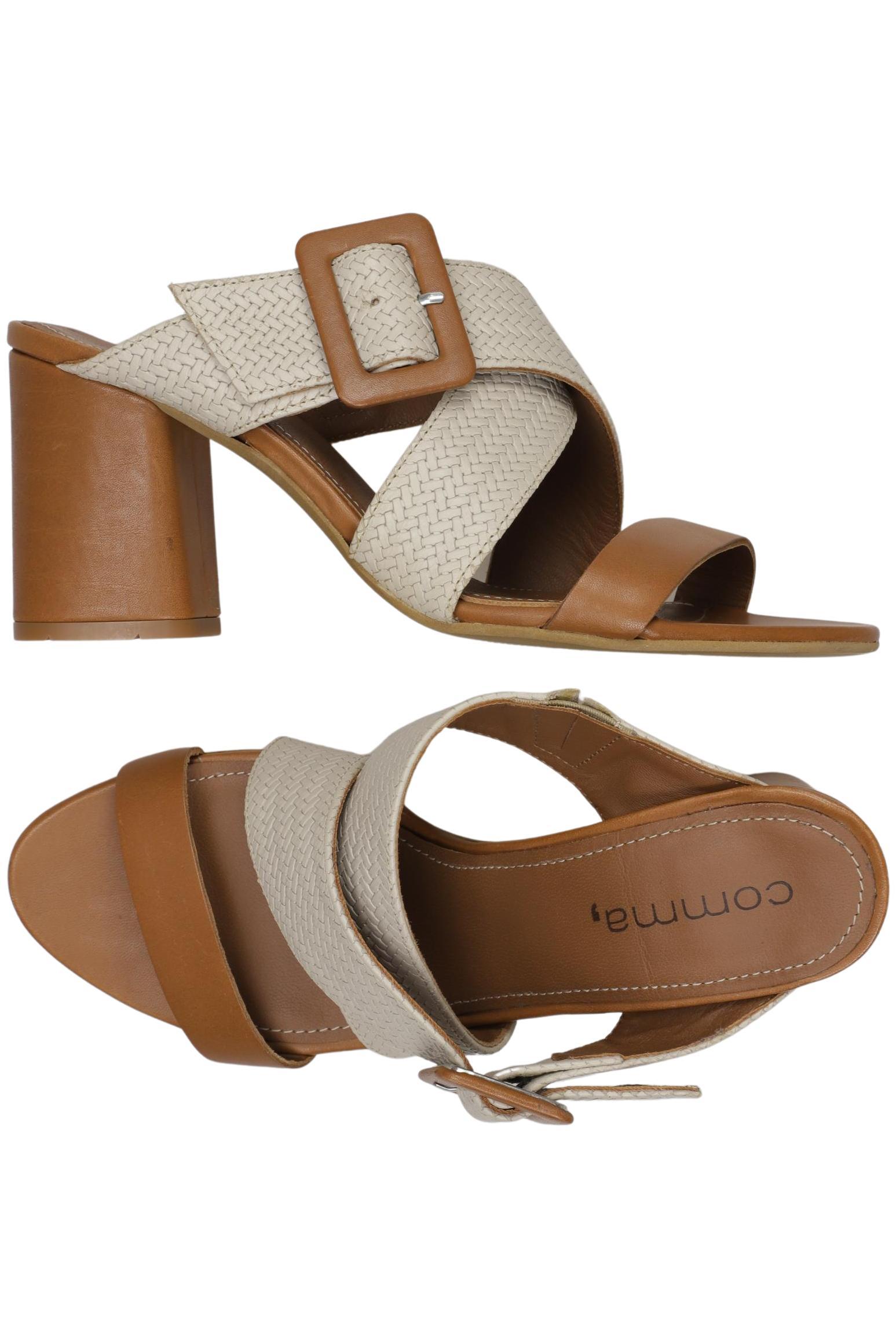 

Comma Damen Sandale, beige, Gr. 38