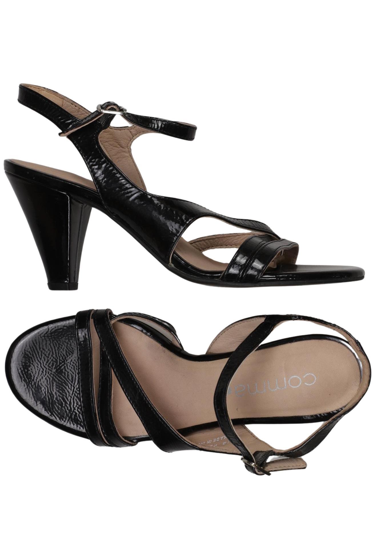 

Comma Damen Sandale, schwarz, Gr. 38