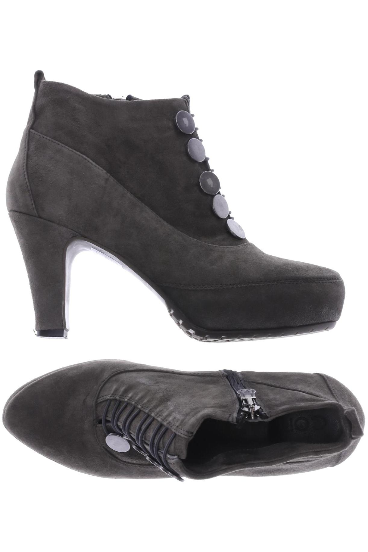 

Comma Damen Stiefelette, grau, Gr. 37