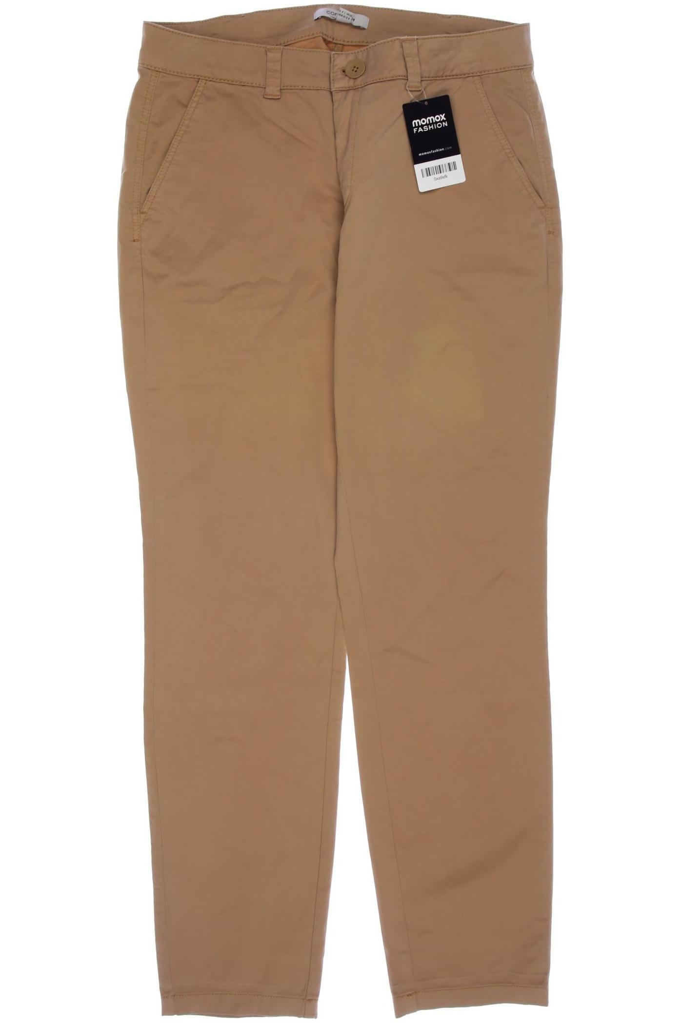 

Comma Damen Stoffhose, beige, Gr. 38