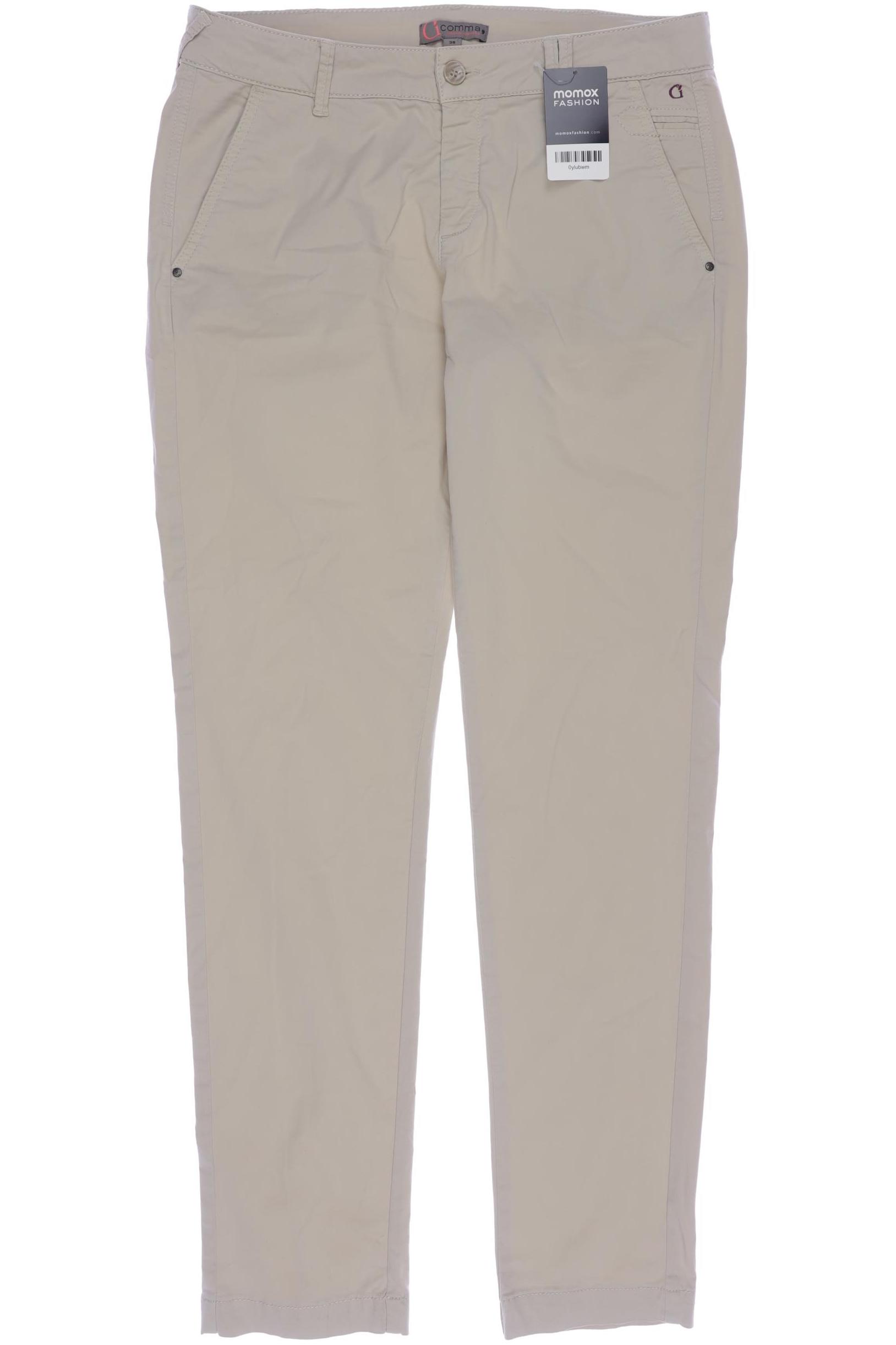

Comma Damen Stoffhose, beige, Gr. 38
