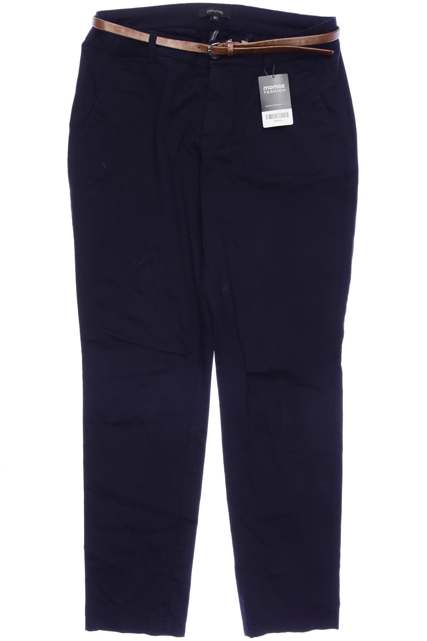 

Comma Damen Stoffhose, marineblau, Gr. 40