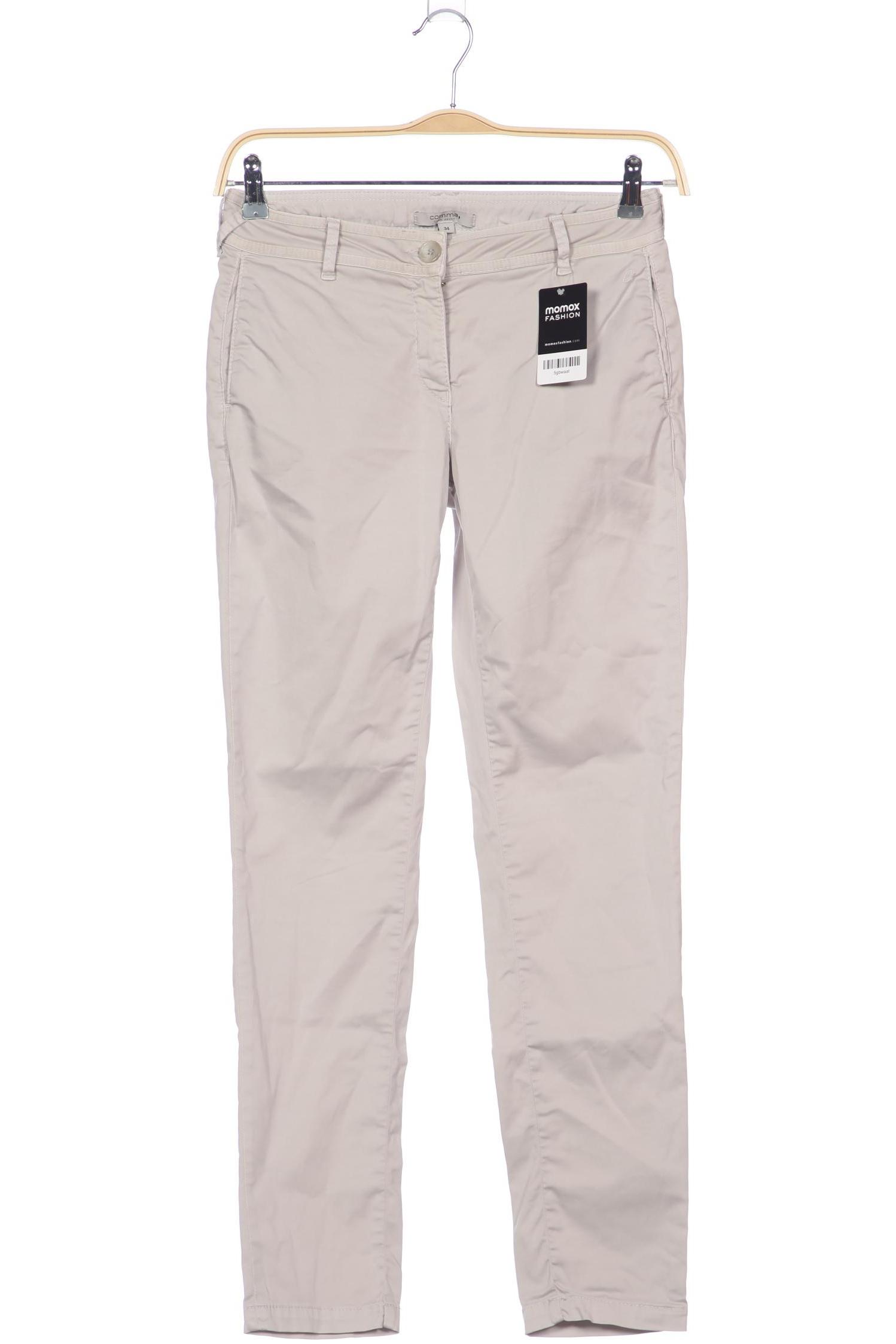 

Comma Damen Stoffhose, beige, Gr. 34