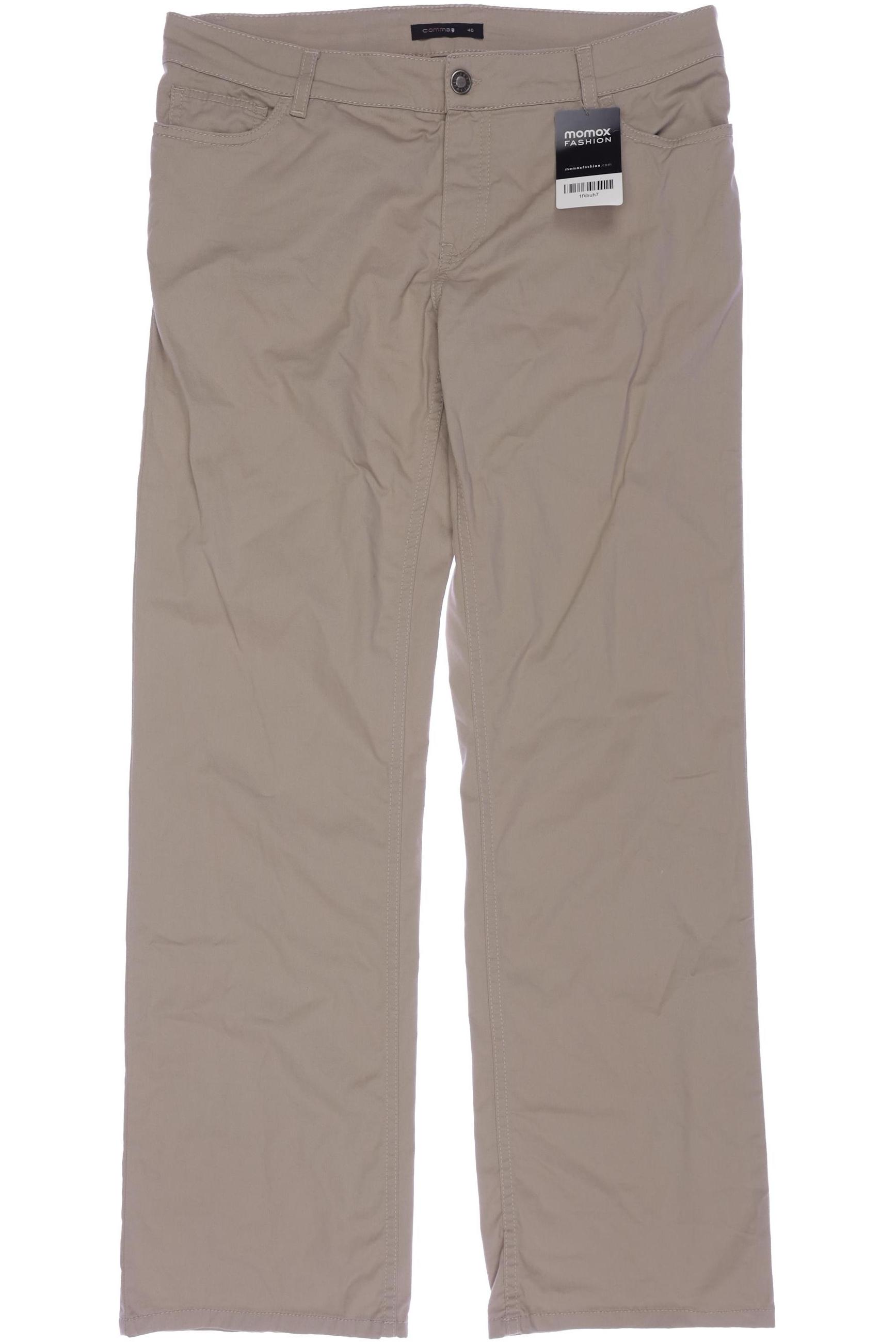 

Comma Damen Stoffhose, beige, Gr. 40