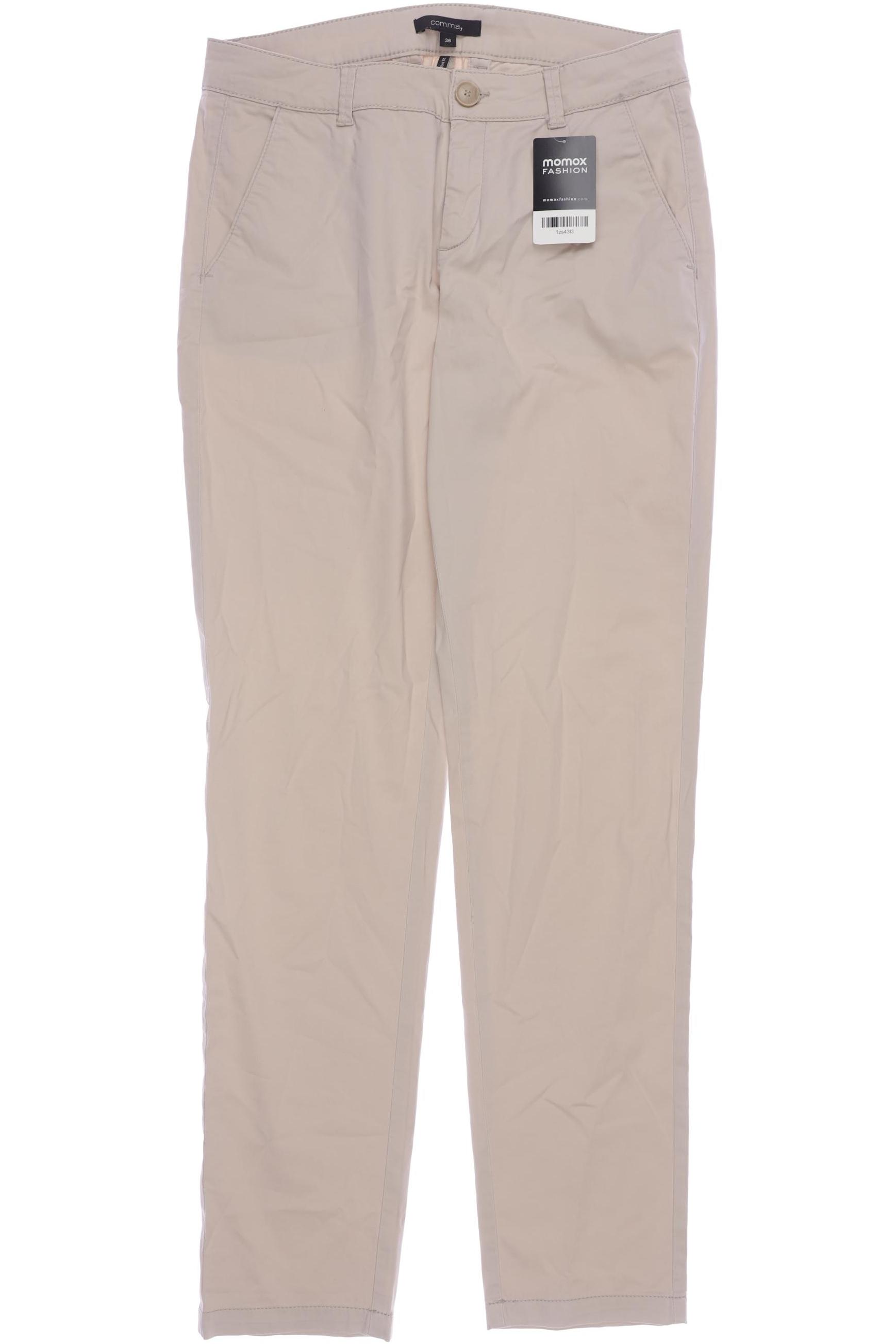 

Comma Damen Stoffhose, beige, Gr. 36