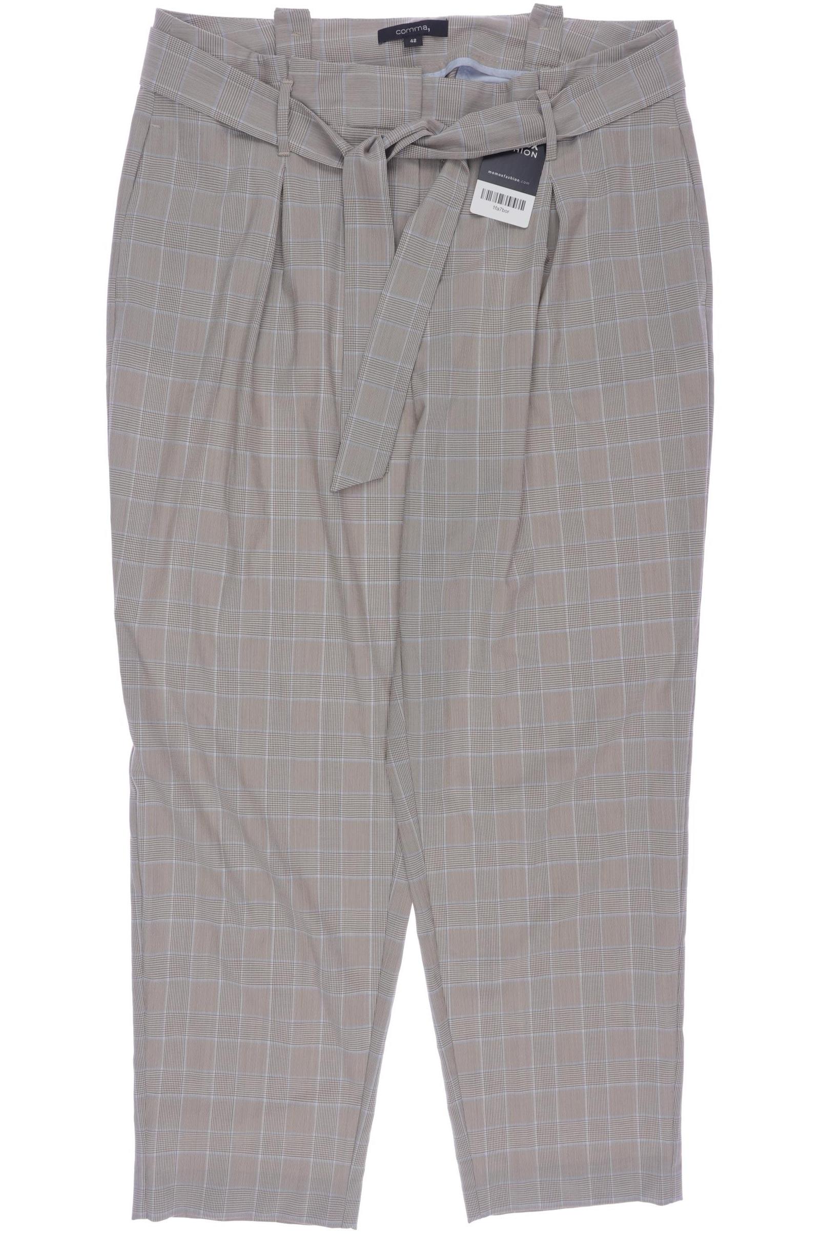 

Comma Damen Stoffhose, beige, Gr. 42