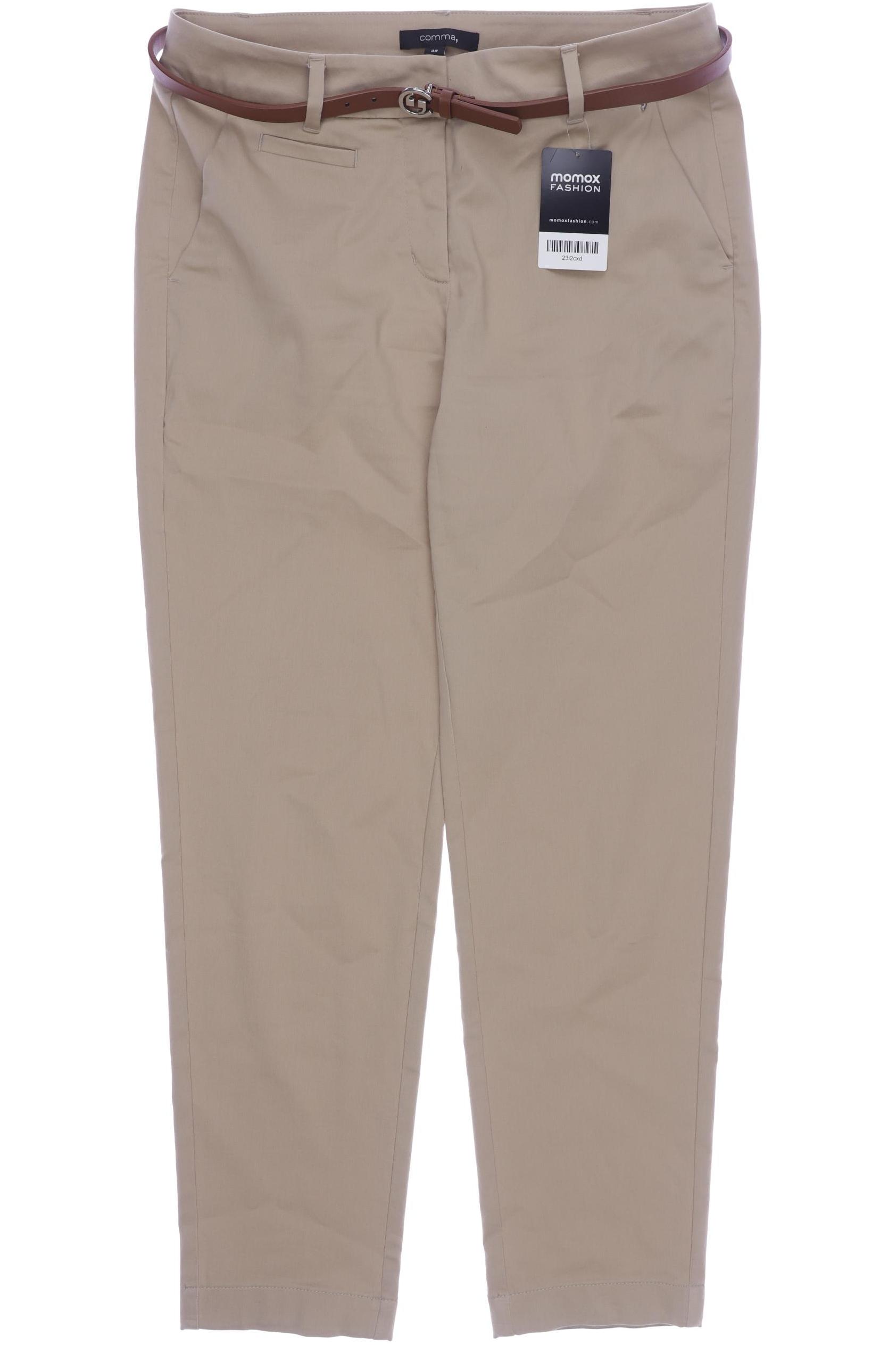 

Comma Damen Stoffhose, beige, Gr. 38