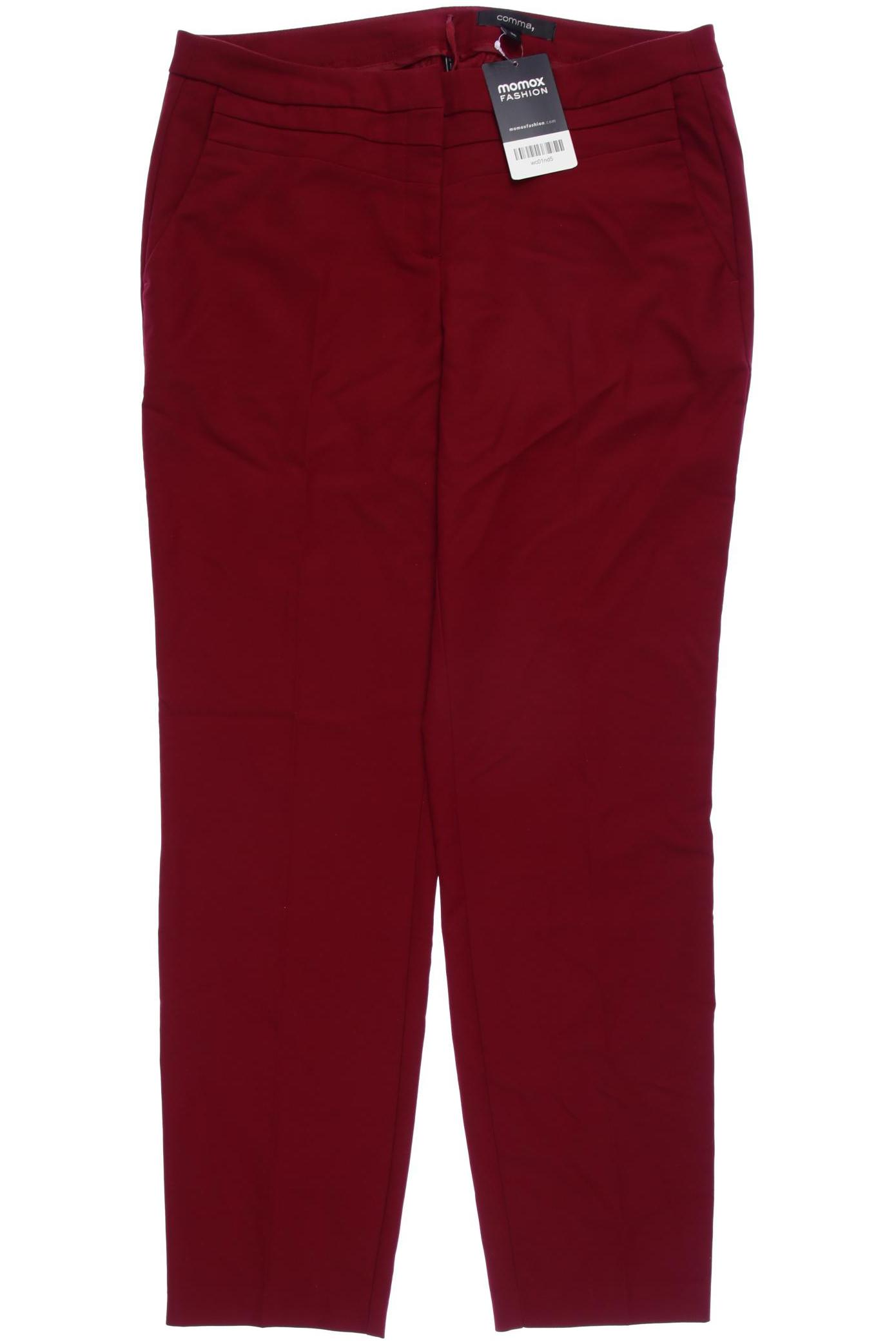 

Comma Damen Stoffhose, bordeaux, Gr. 36