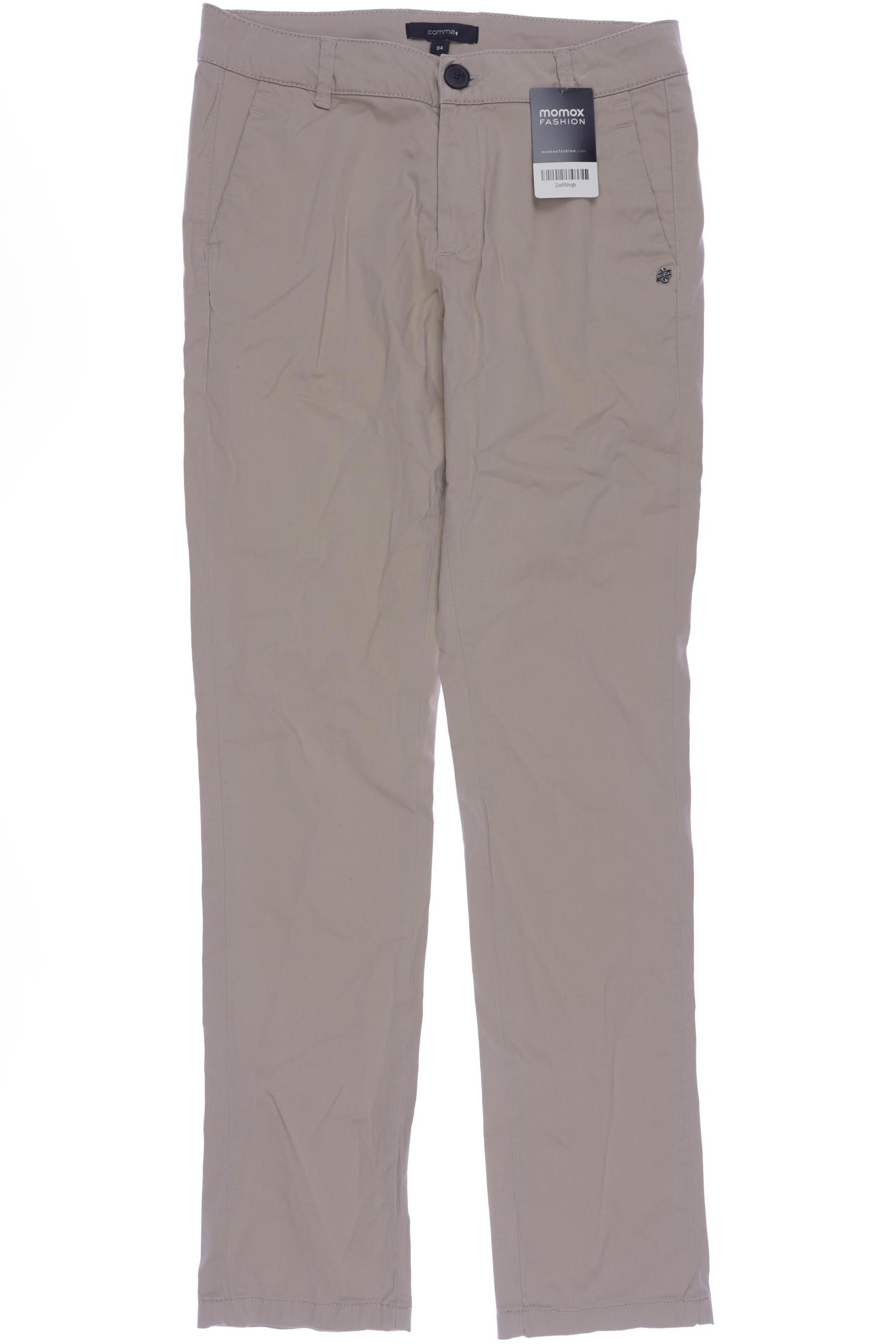 

Comma Damen Stoffhose, beige, Gr. 34