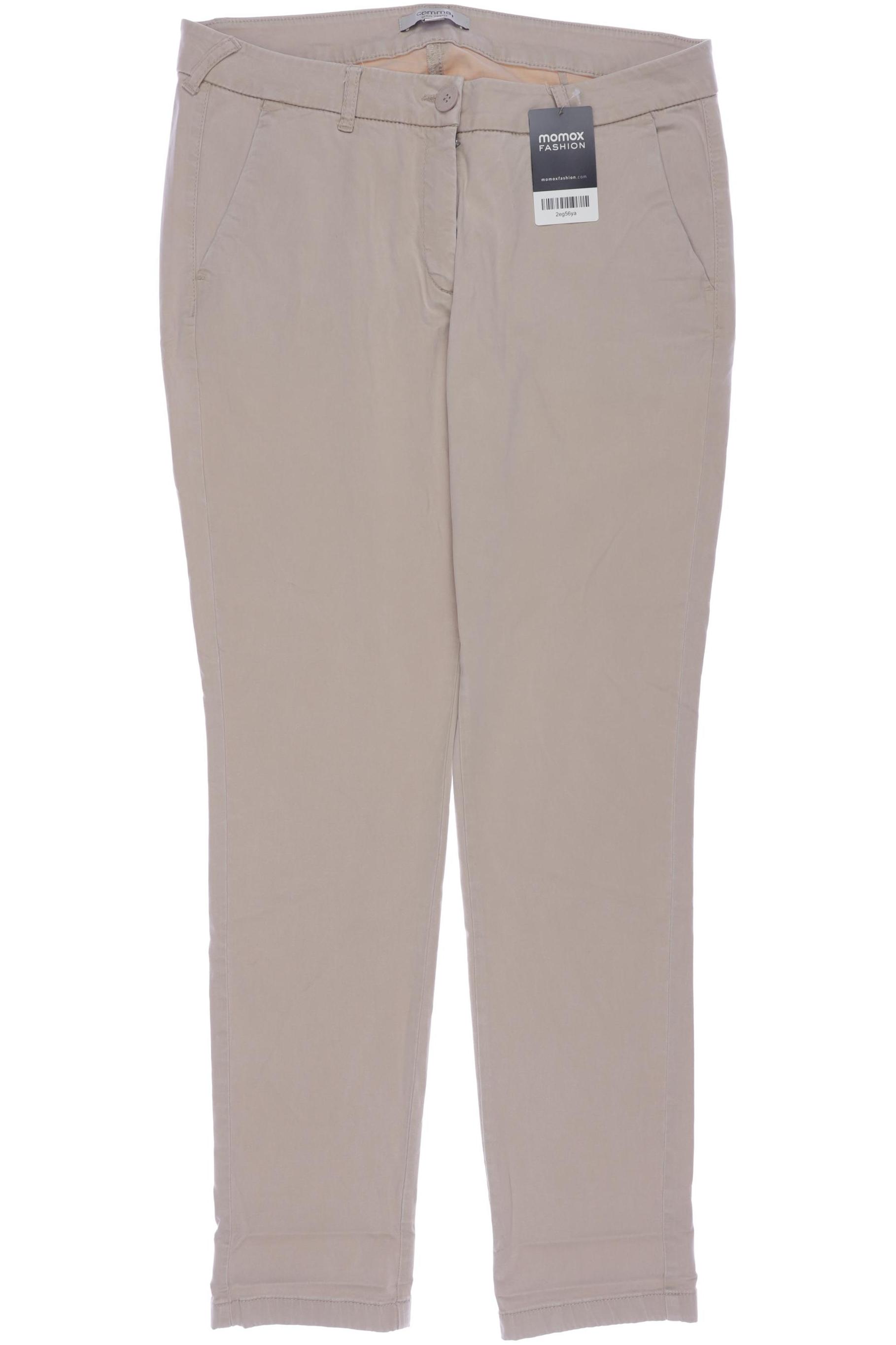 

Comma Damen Stoffhose, beige, Gr. 38