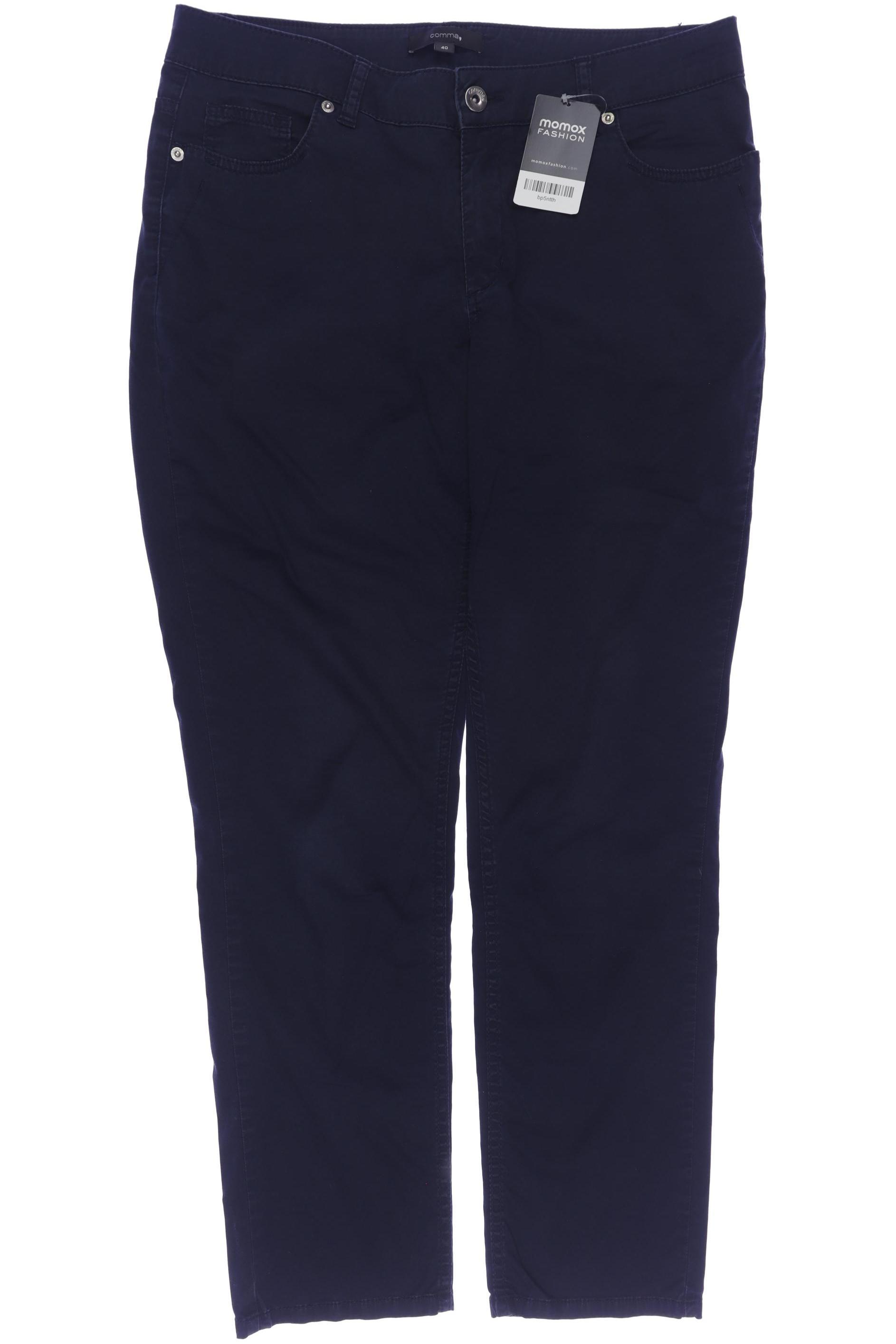 

Comma Damen Stoffhose, marineblau, Gr. 40