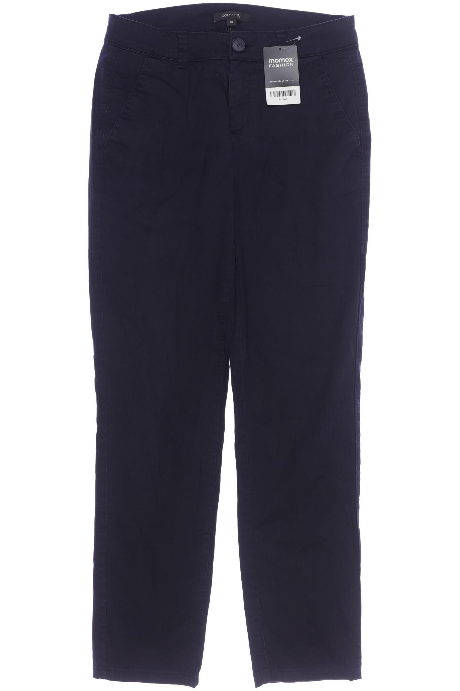 

Comma Damen Stoffhose, marineblau, Gr. 34