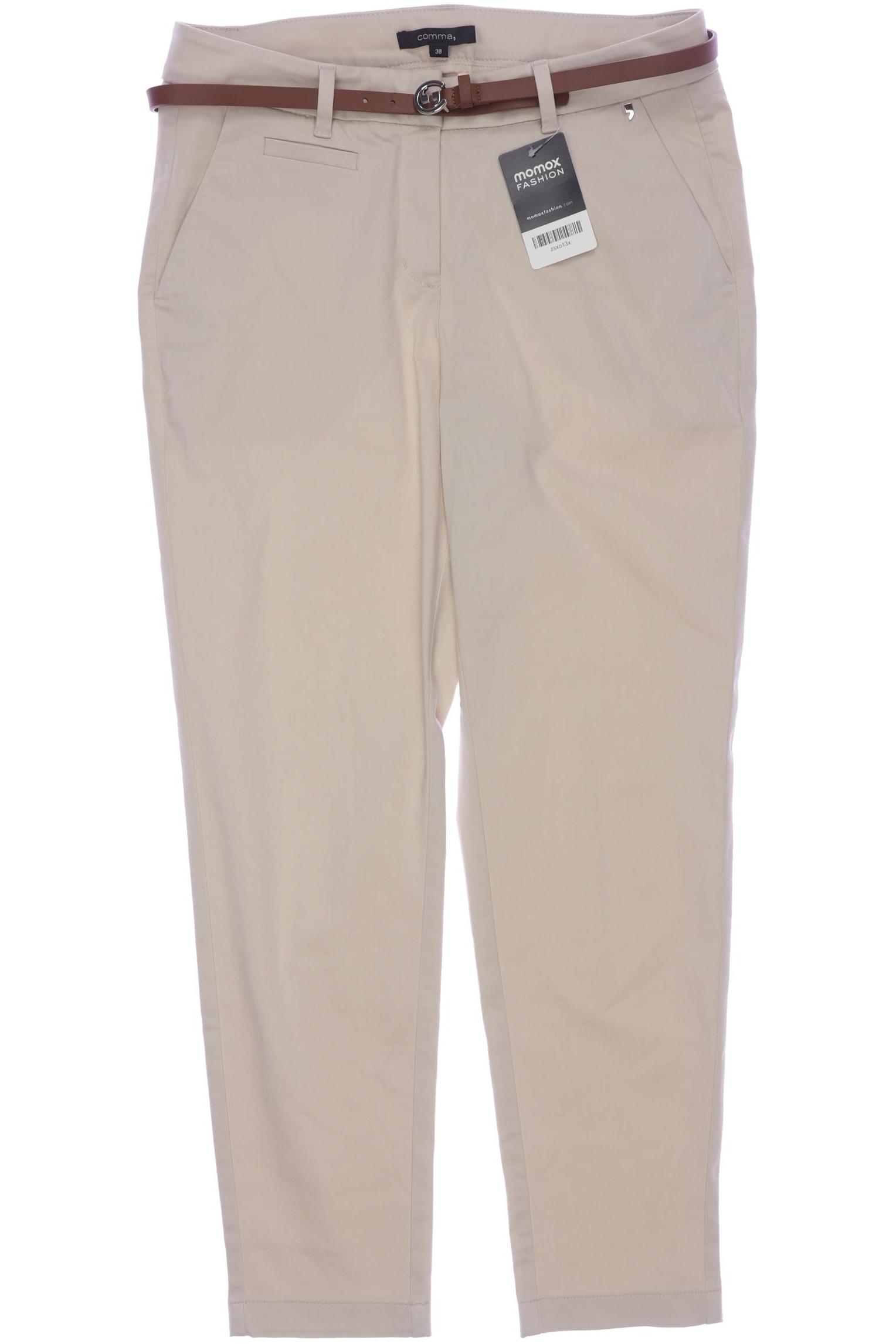 

Comma Damen Stoffhose, beige, Gr. 38