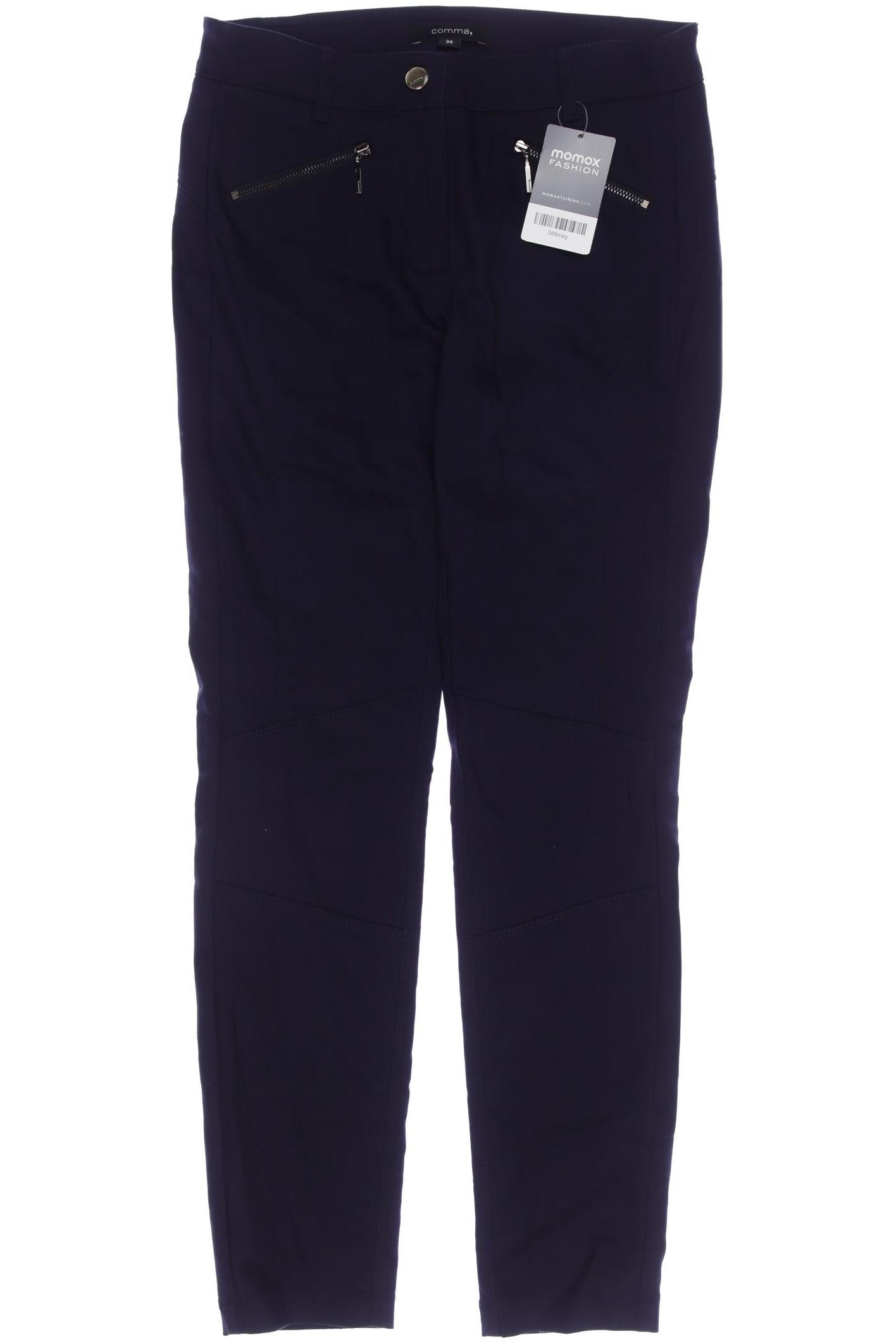 

Comma Damen Stoffhose, marineblau, Gr. 34