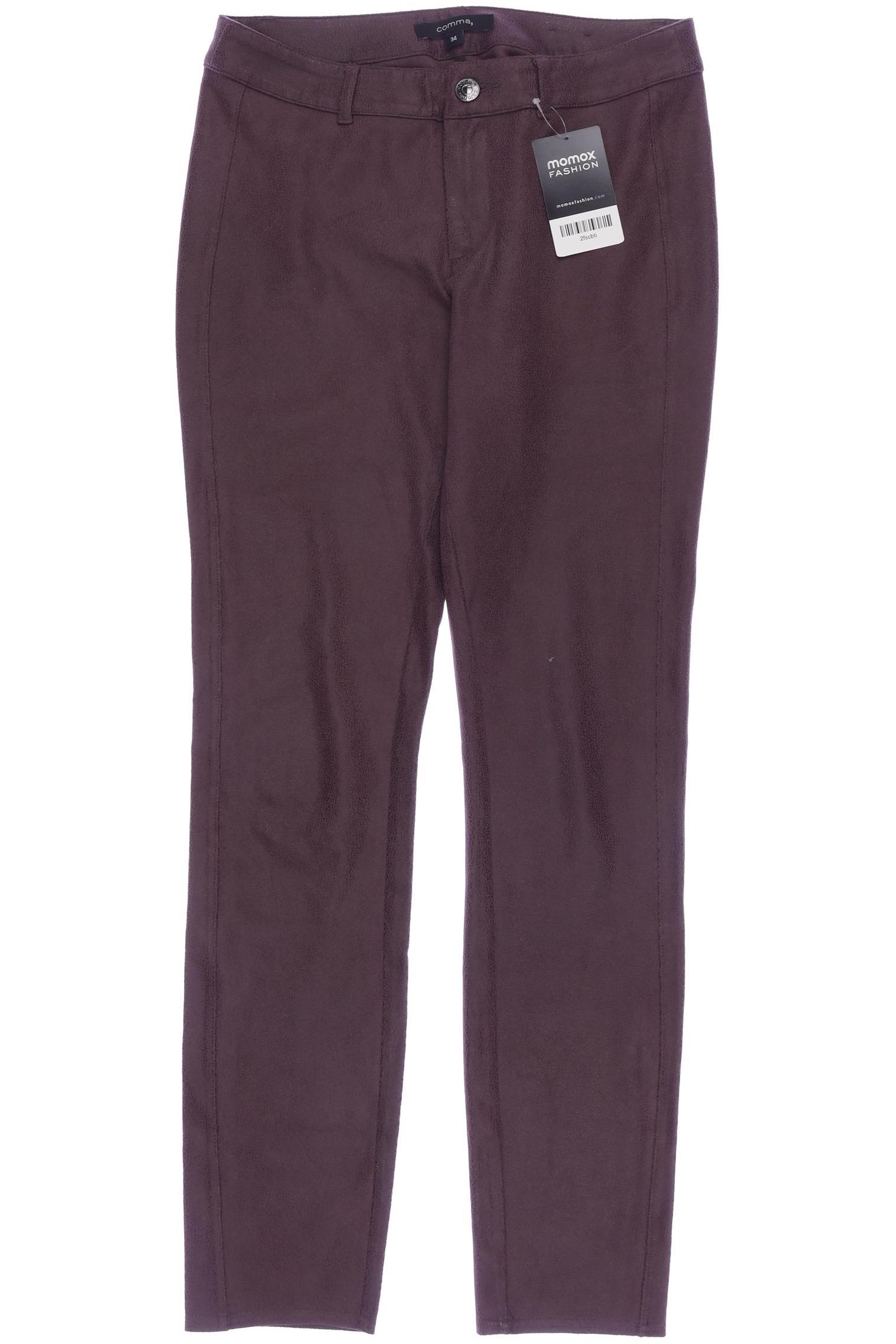 

Comma Damen Stoffhose, bordeaux, Gr. 34