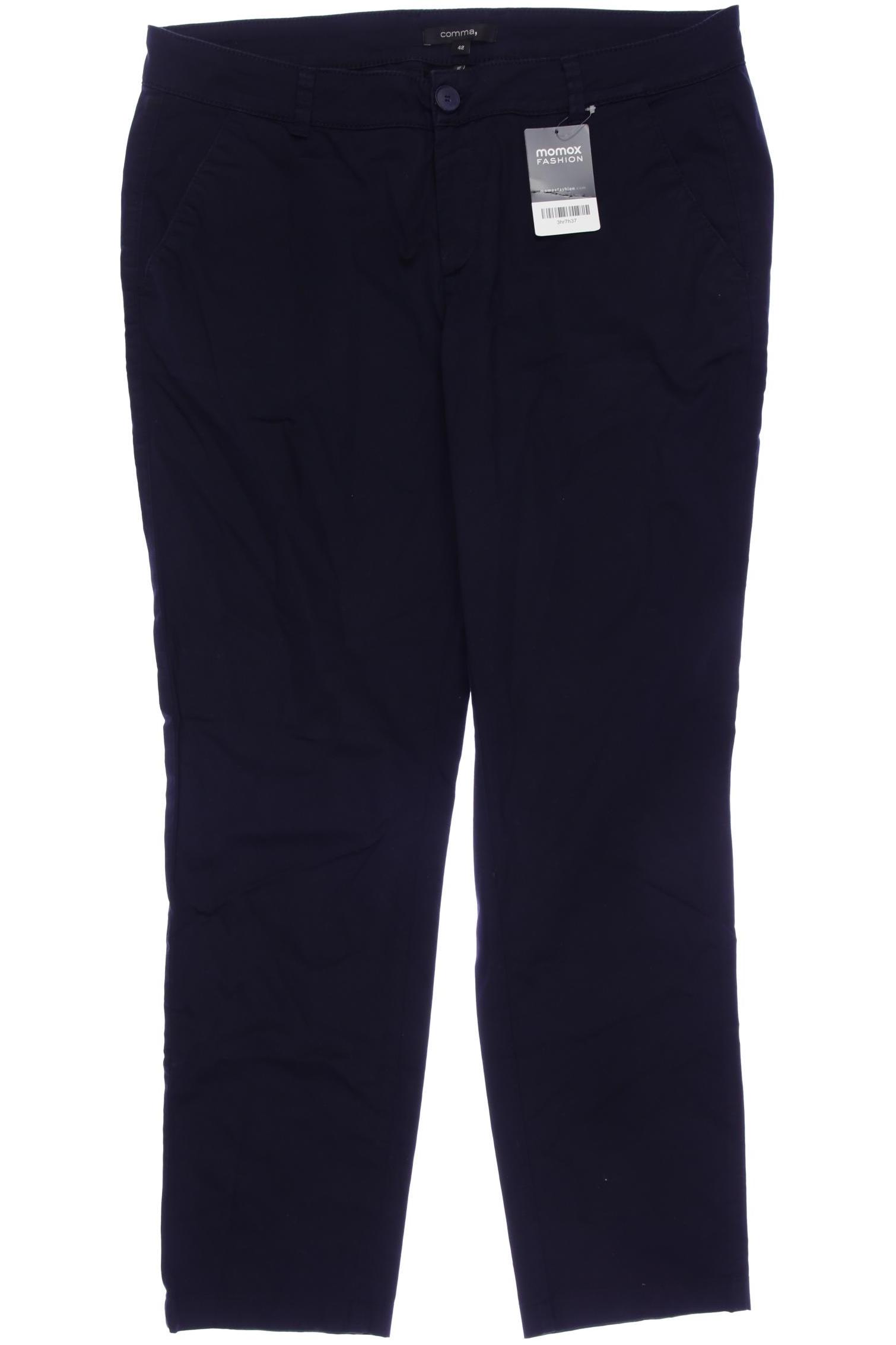 

Comma Damen Stoffhose, marineblau, Gr. 42