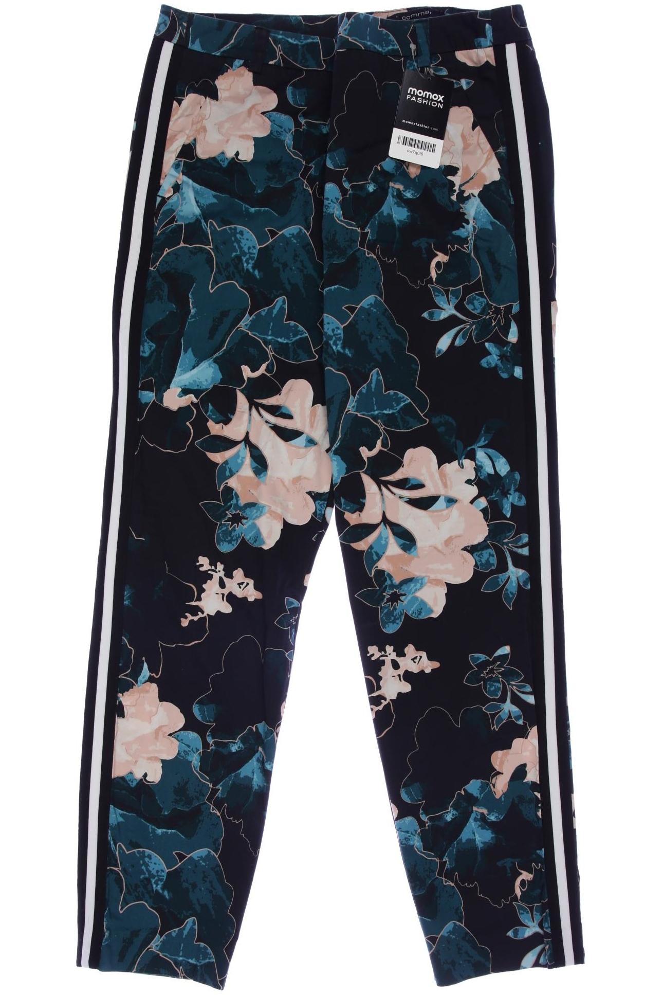 

Comma Damen Stoffhose, türkis, Gr. 38
