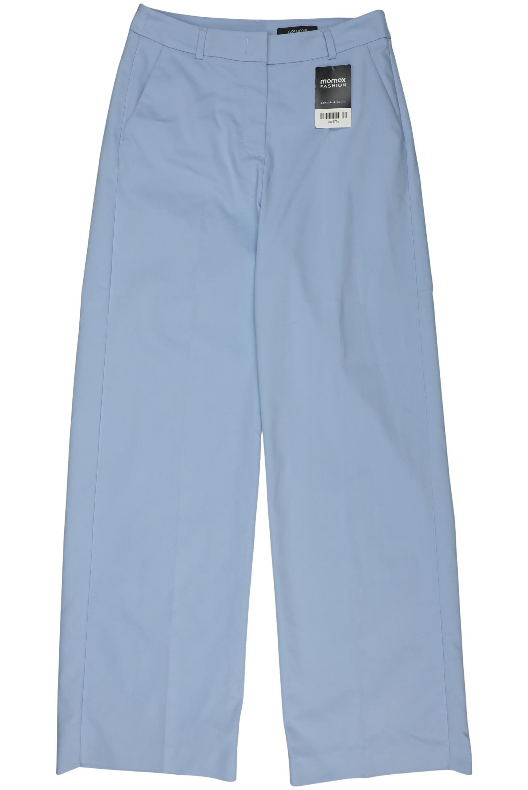 

Comma Damen Stoffhose, hellblau, Gr. 34