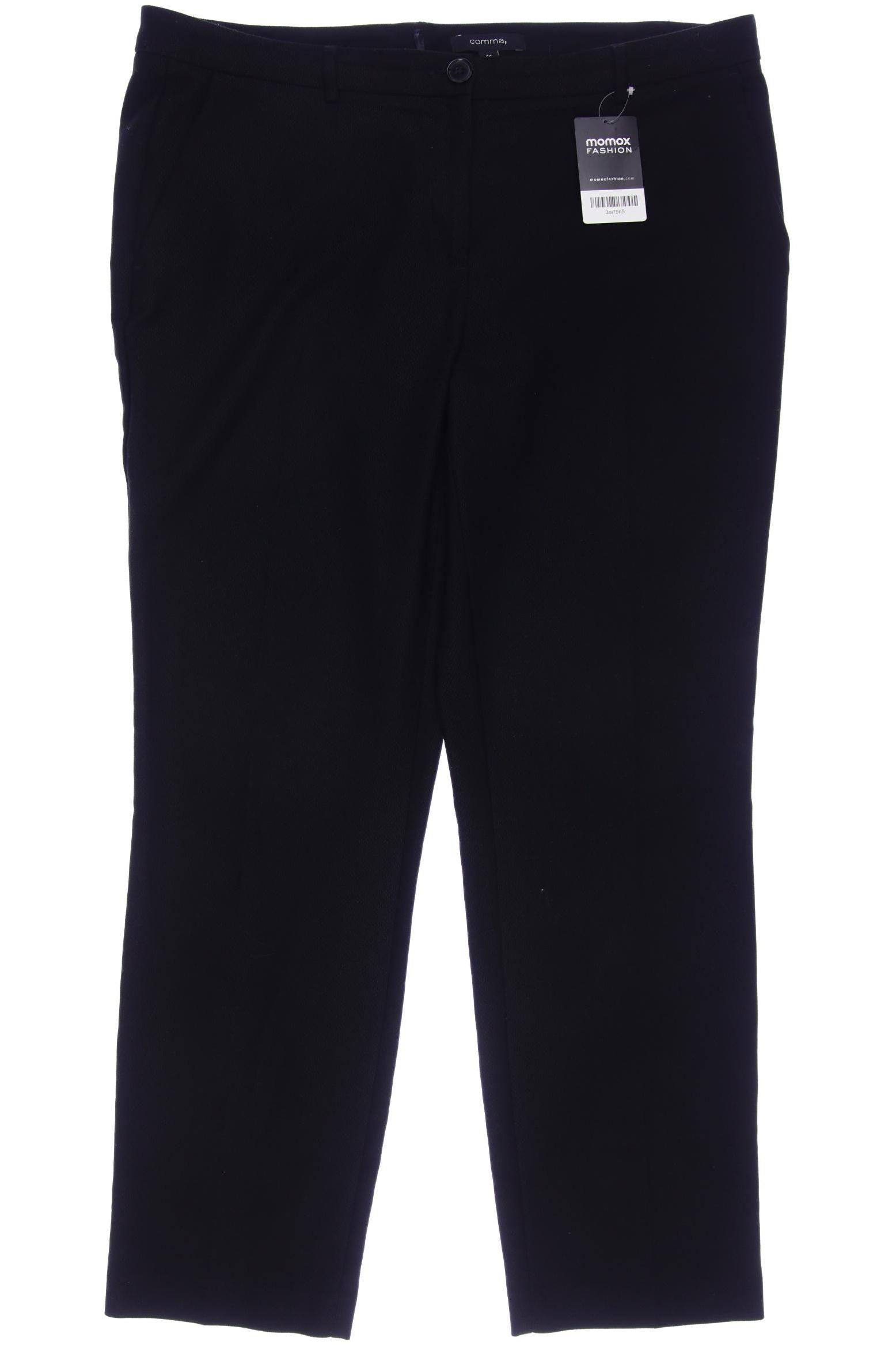 

Comma Damen Stoffhose, schwarz