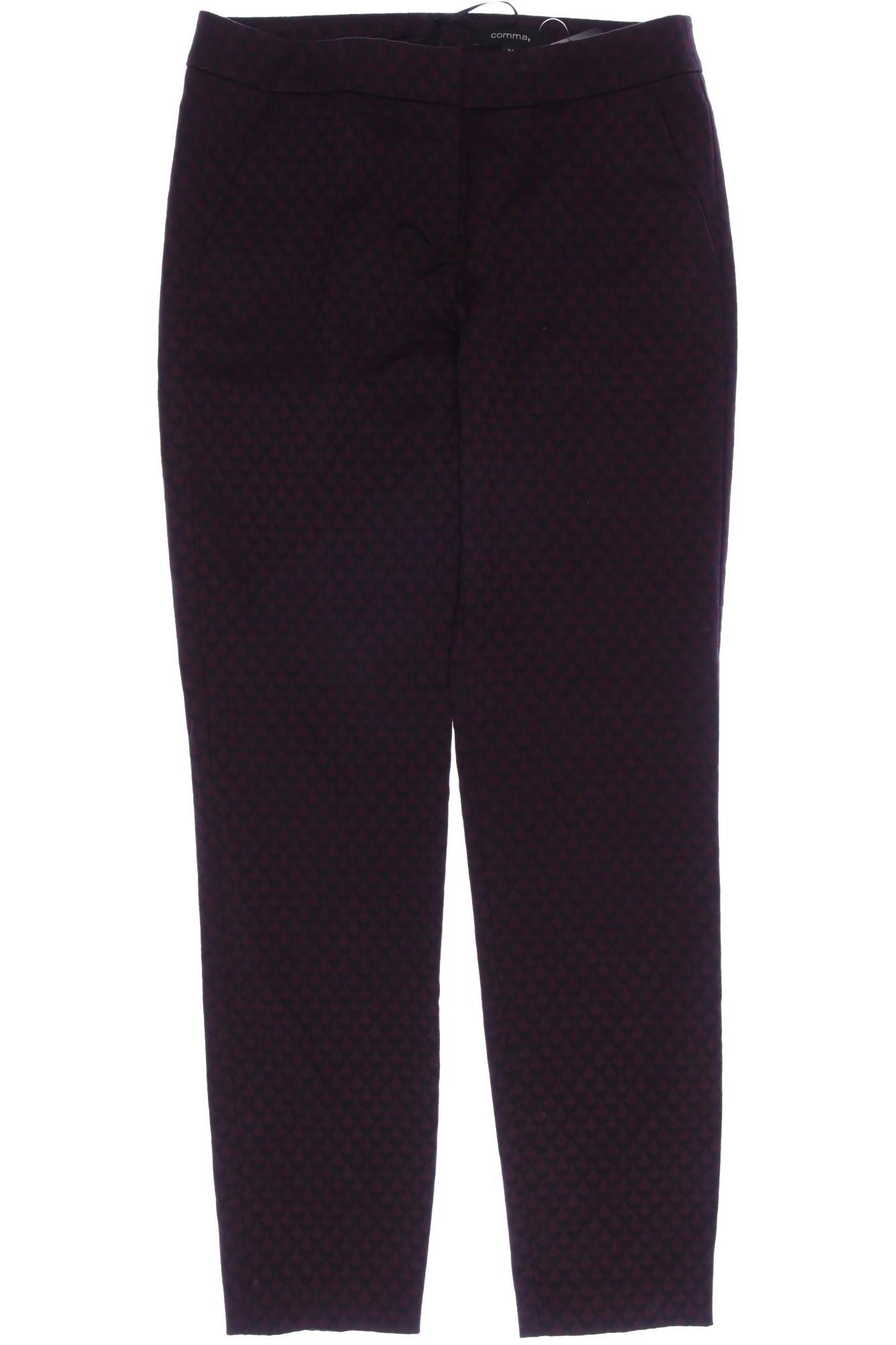 

Comma Damen Stoffhose, bordeaux, Gr. 34