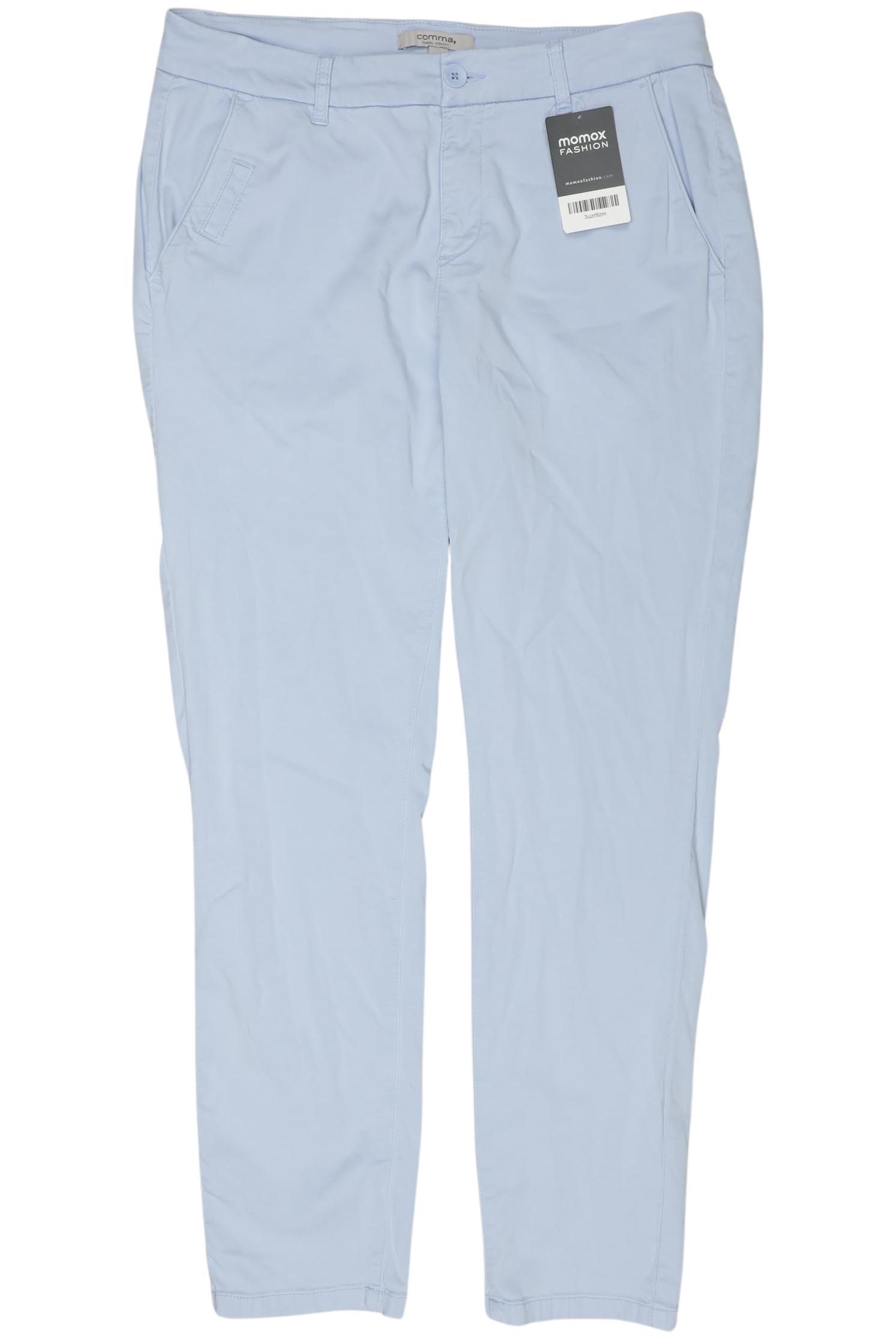 

Comma Damen Stoffhose, hellblau, Gr. 38