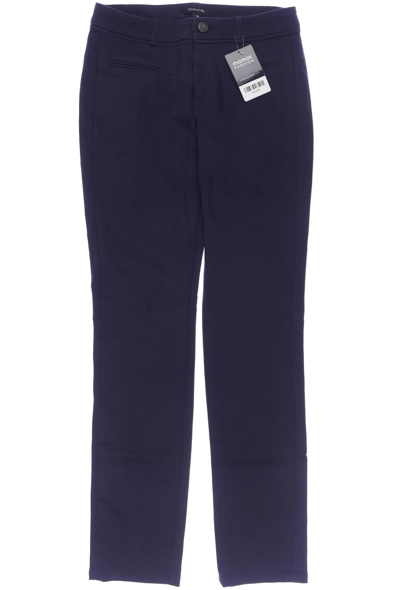 

Comma Damen Stoffhose, marineblau, Gr. 34