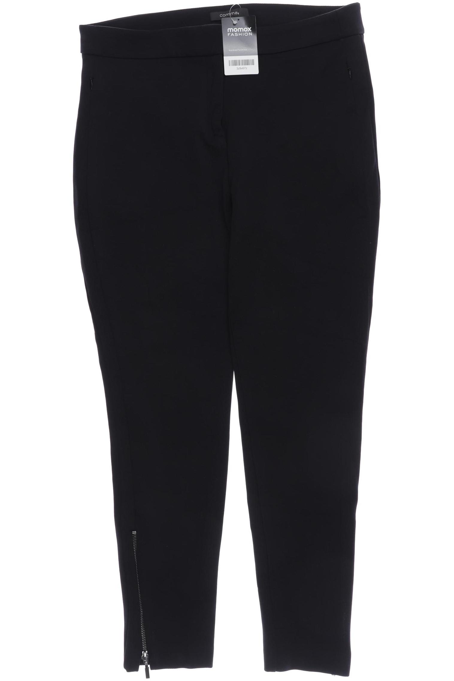

Comma Damen Stoffhose, schwarz