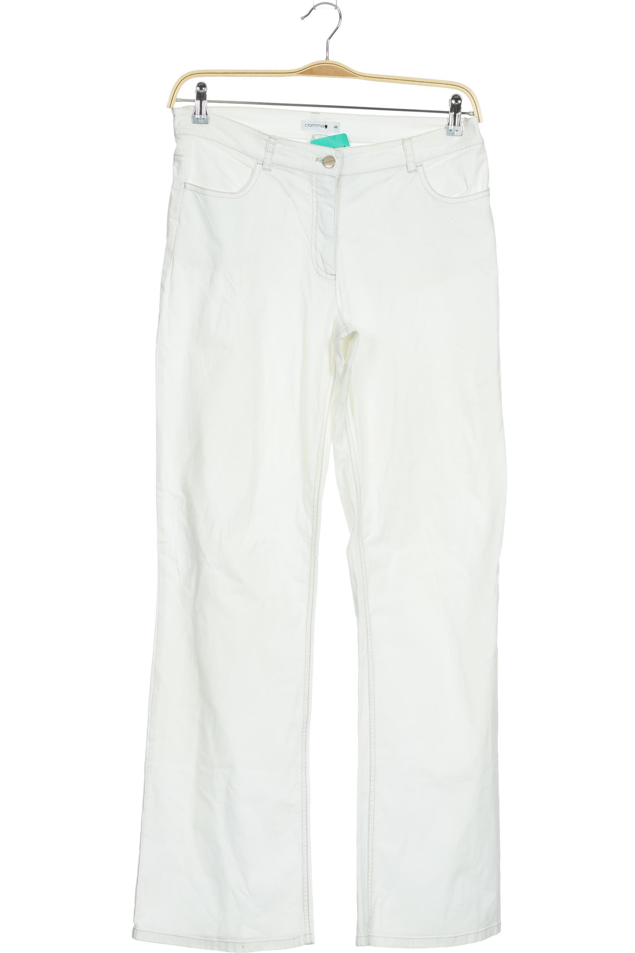 

Comma Damen Stoffhose, weiß, Gr. 48