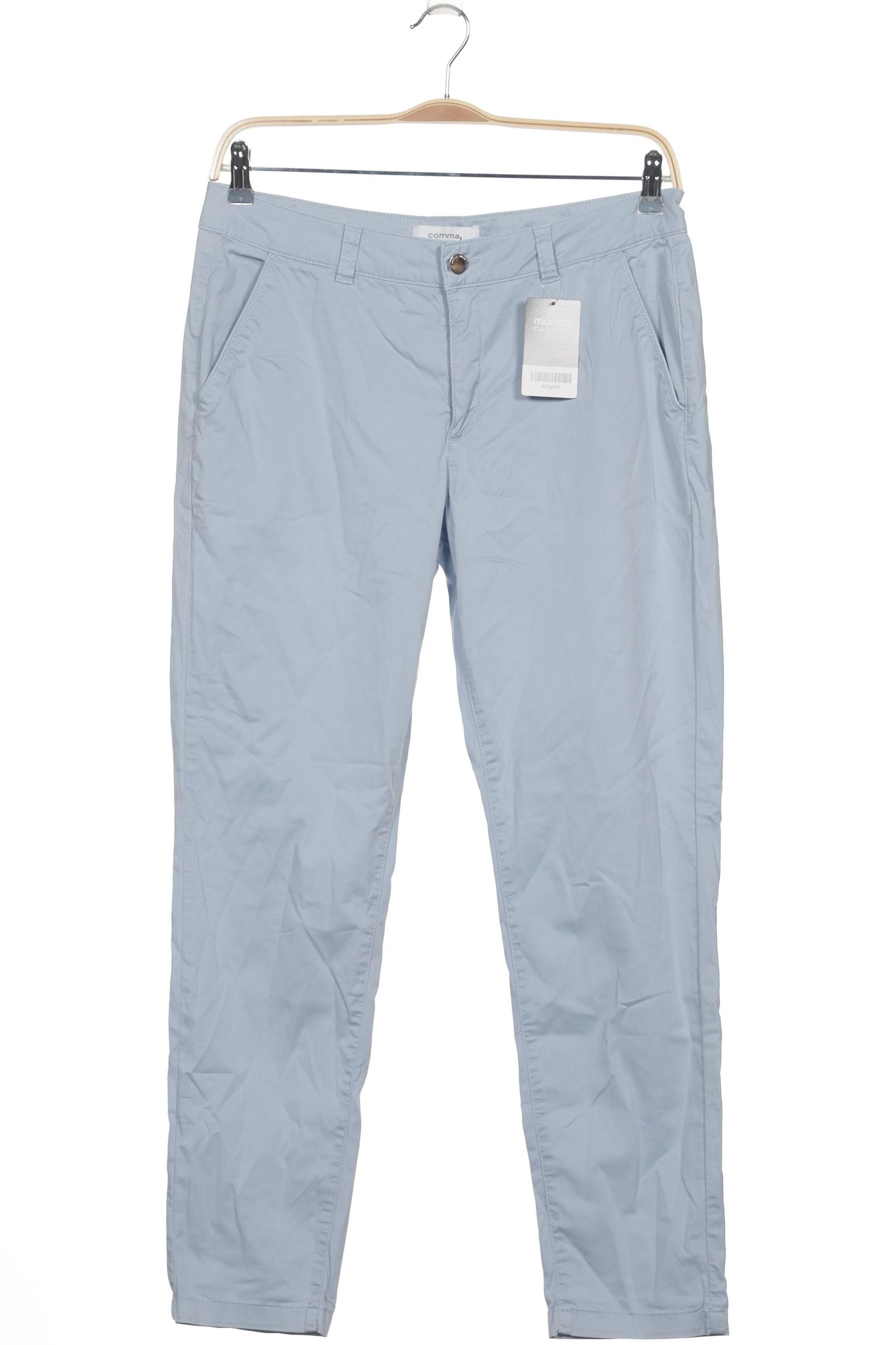 

Comma Damen Stoffhose, hellblau, Gr. 42