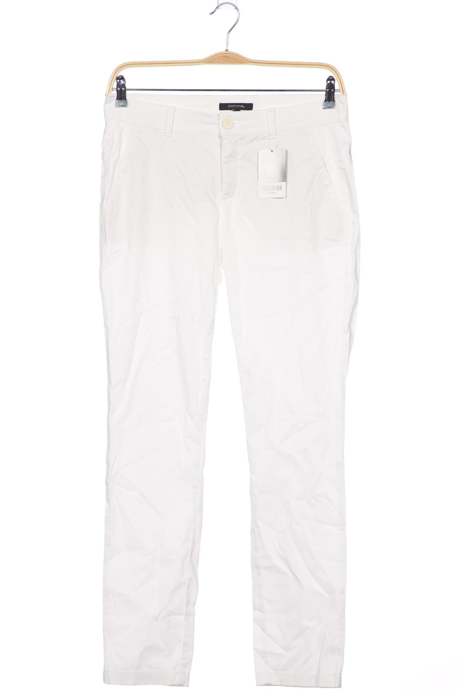

Comma Damen Stoffhose, weiß, Gr. 36