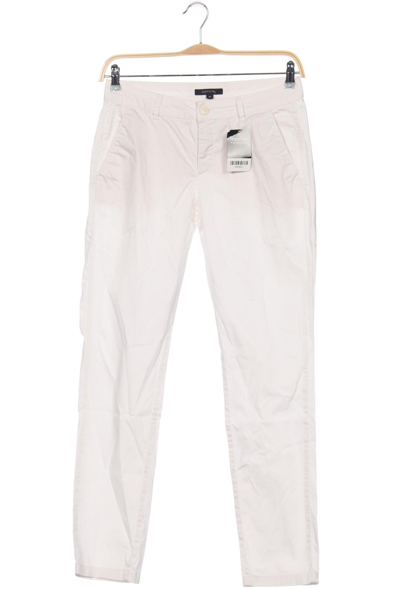 

Comma Damen Stoffhose, weiß, Gr. 36