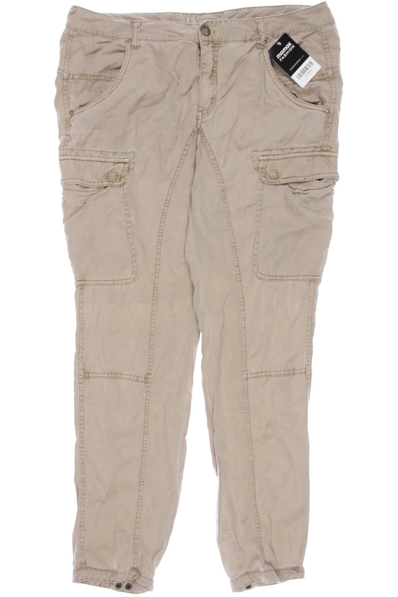 

Comma Damen Stoffhose, beige, Gr. 42