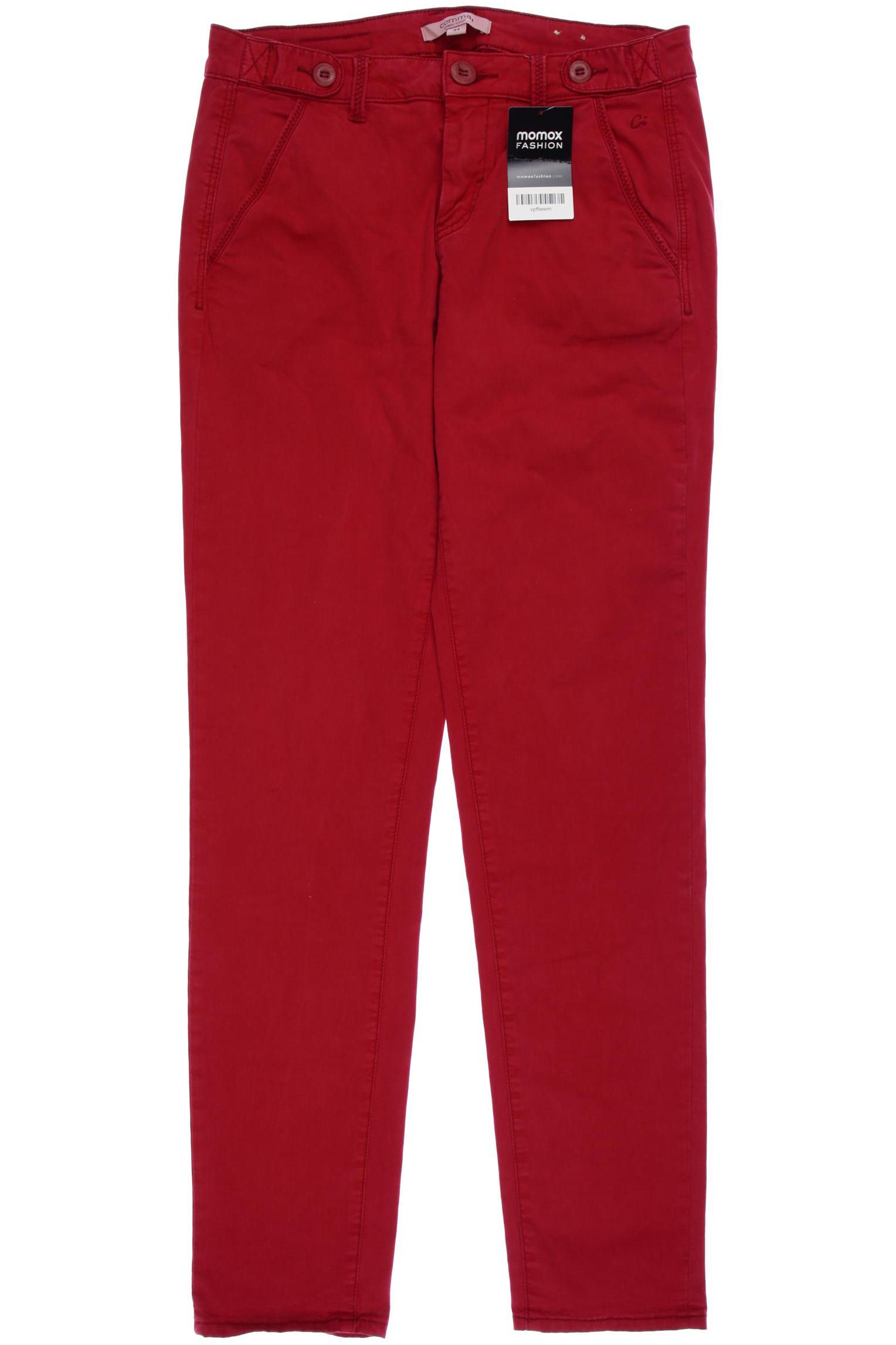 

Comma Damen Stoffhose, rot, Gr. 34