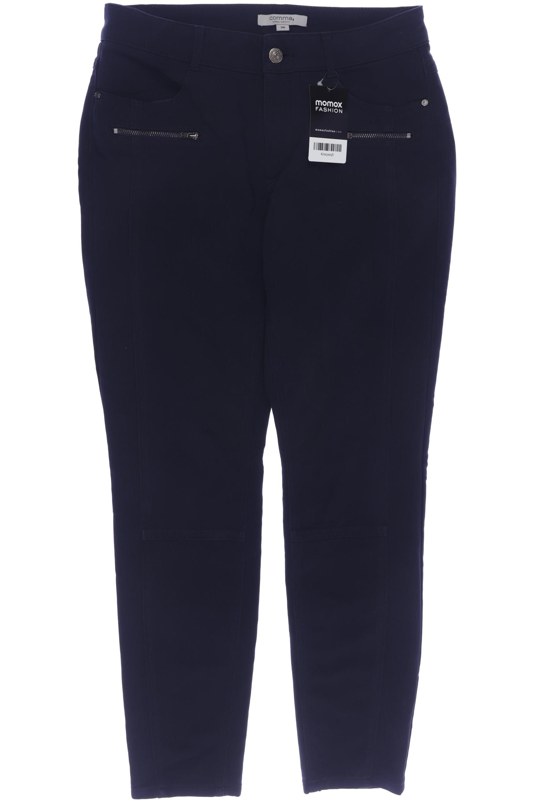 

Comma Damen Stoffhose, marineblau, Gr. 36