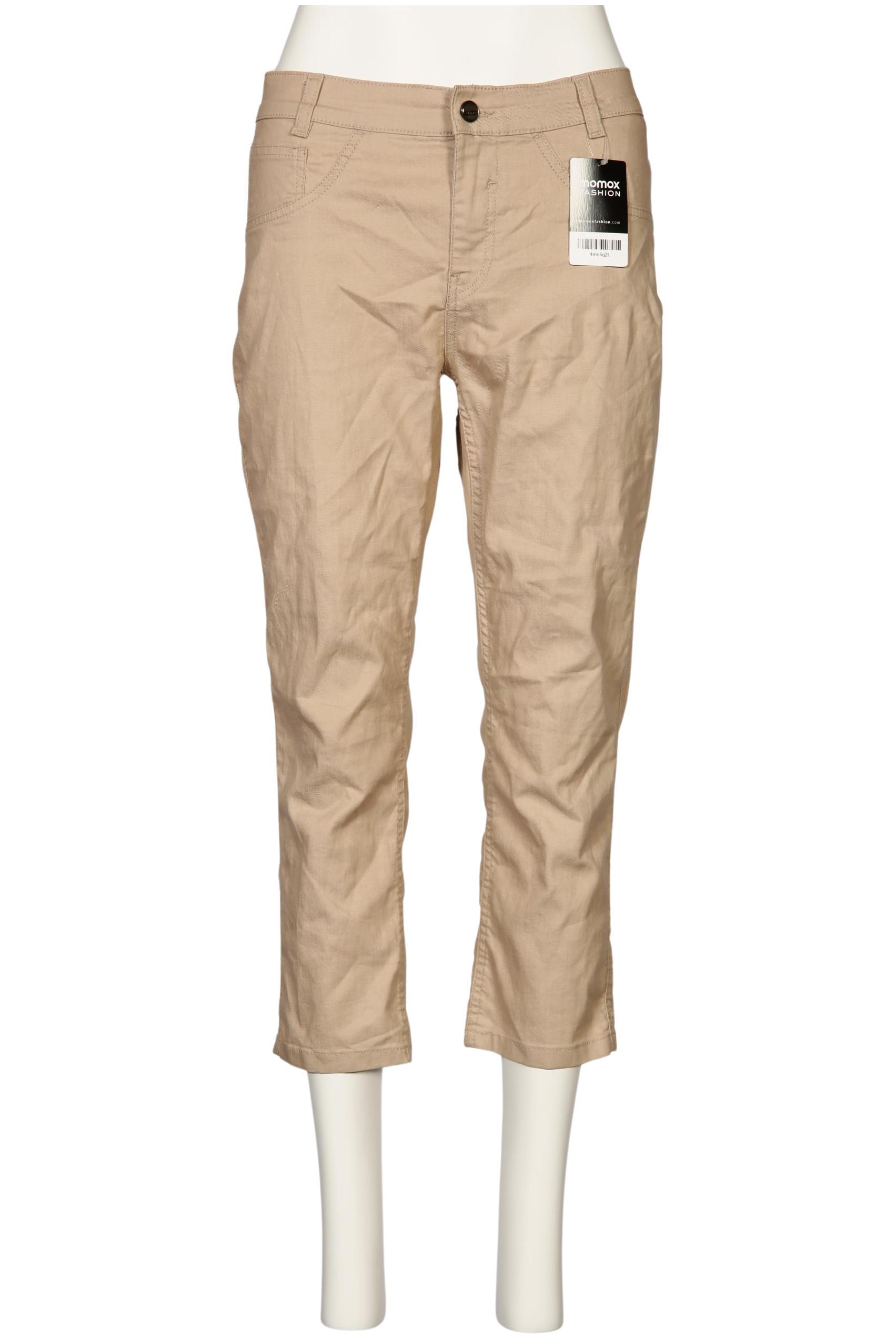 

Comma Damen Stoffhose, beige, Gr. 42