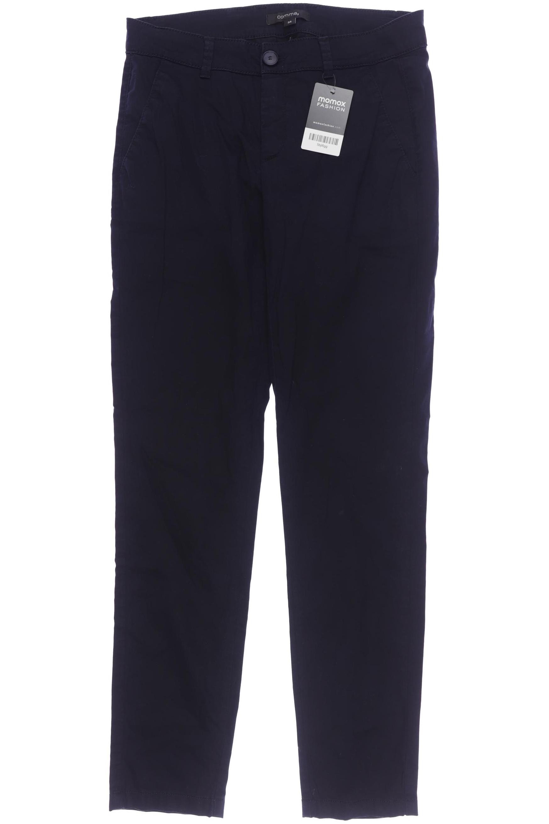 

Comma Damen Stoffhose, marineblau, Gr. 34
