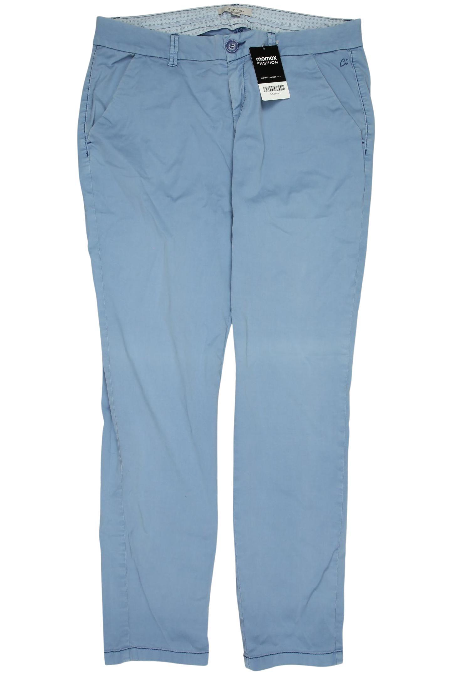 

Comma Damen Stoffhose, hellblau, Gr. 42