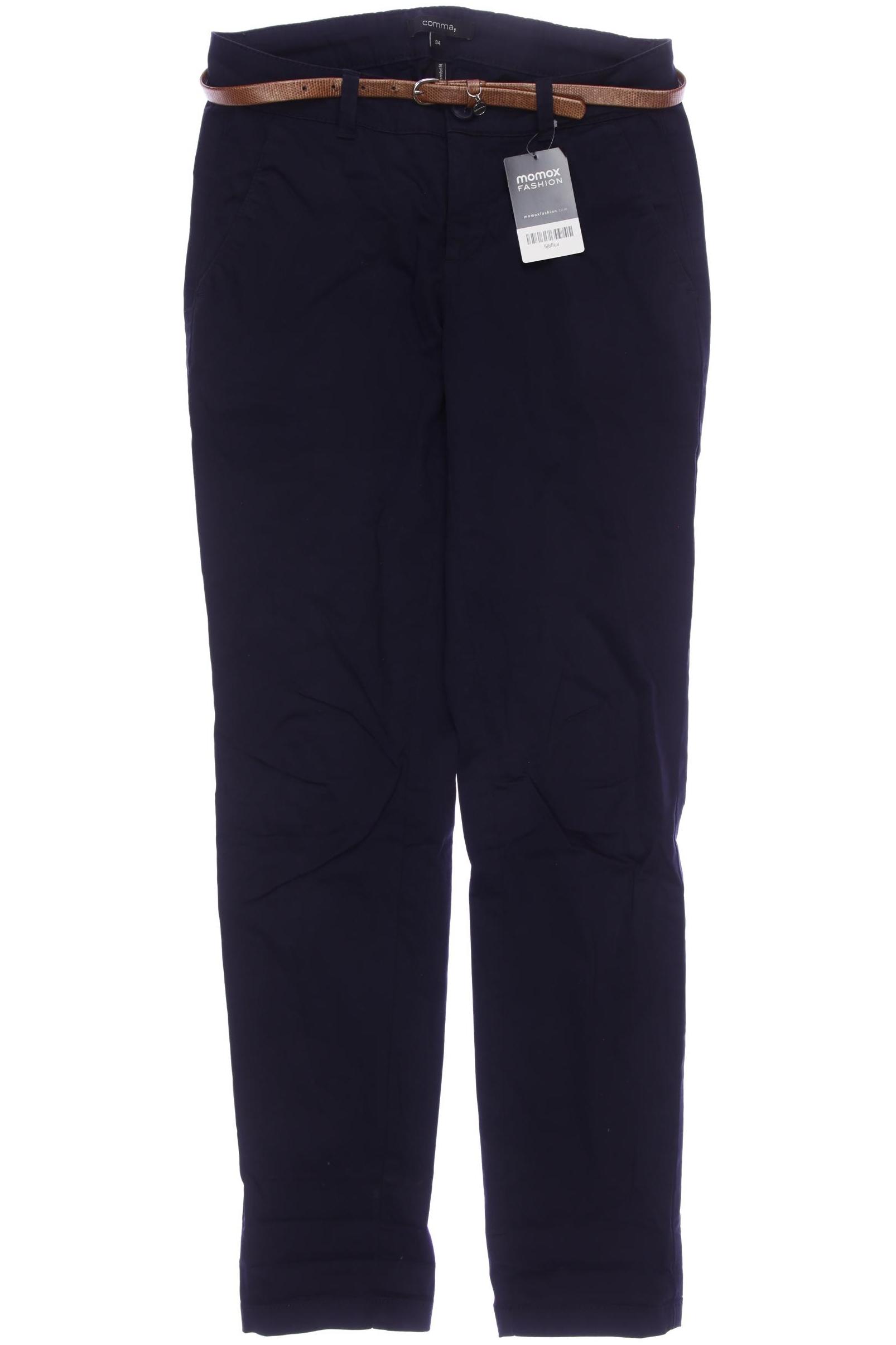 

Comma Damen Stoffhose, marineblau, Gr. 34
