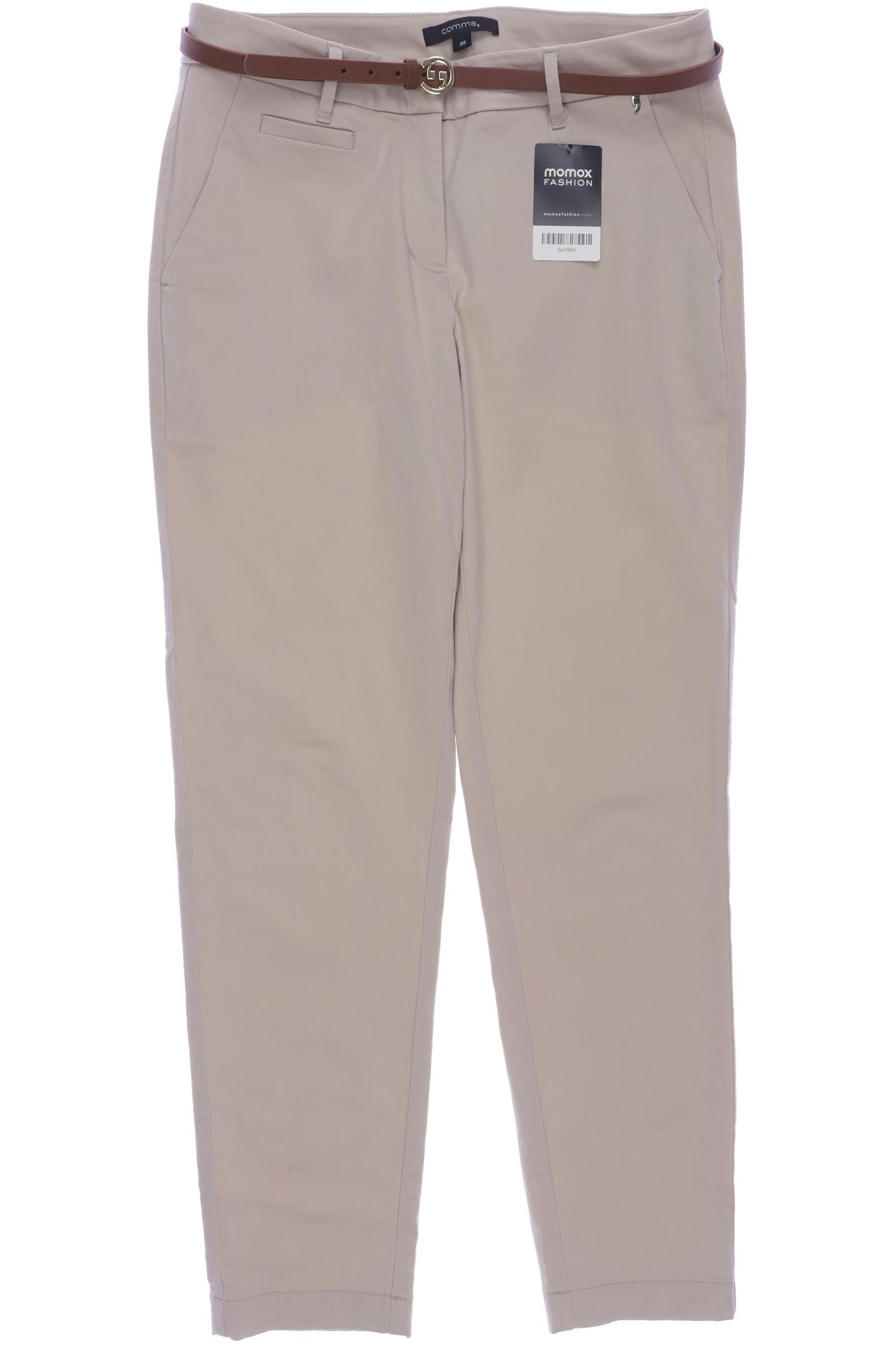 

Comma Damen Stoffhose, beige, Gr. 38