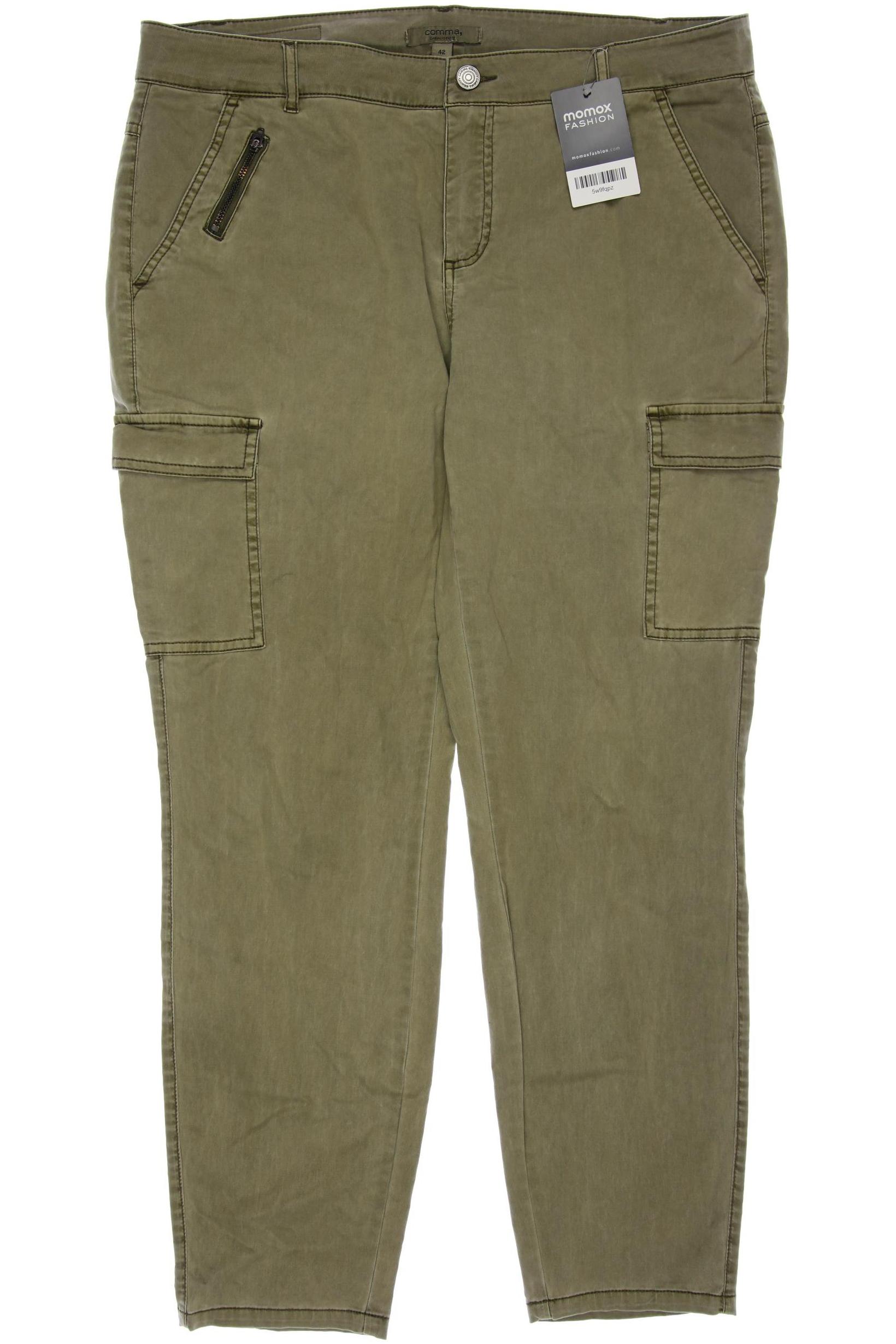 

Comma Damen Stoffhose, grün, Gr. 42