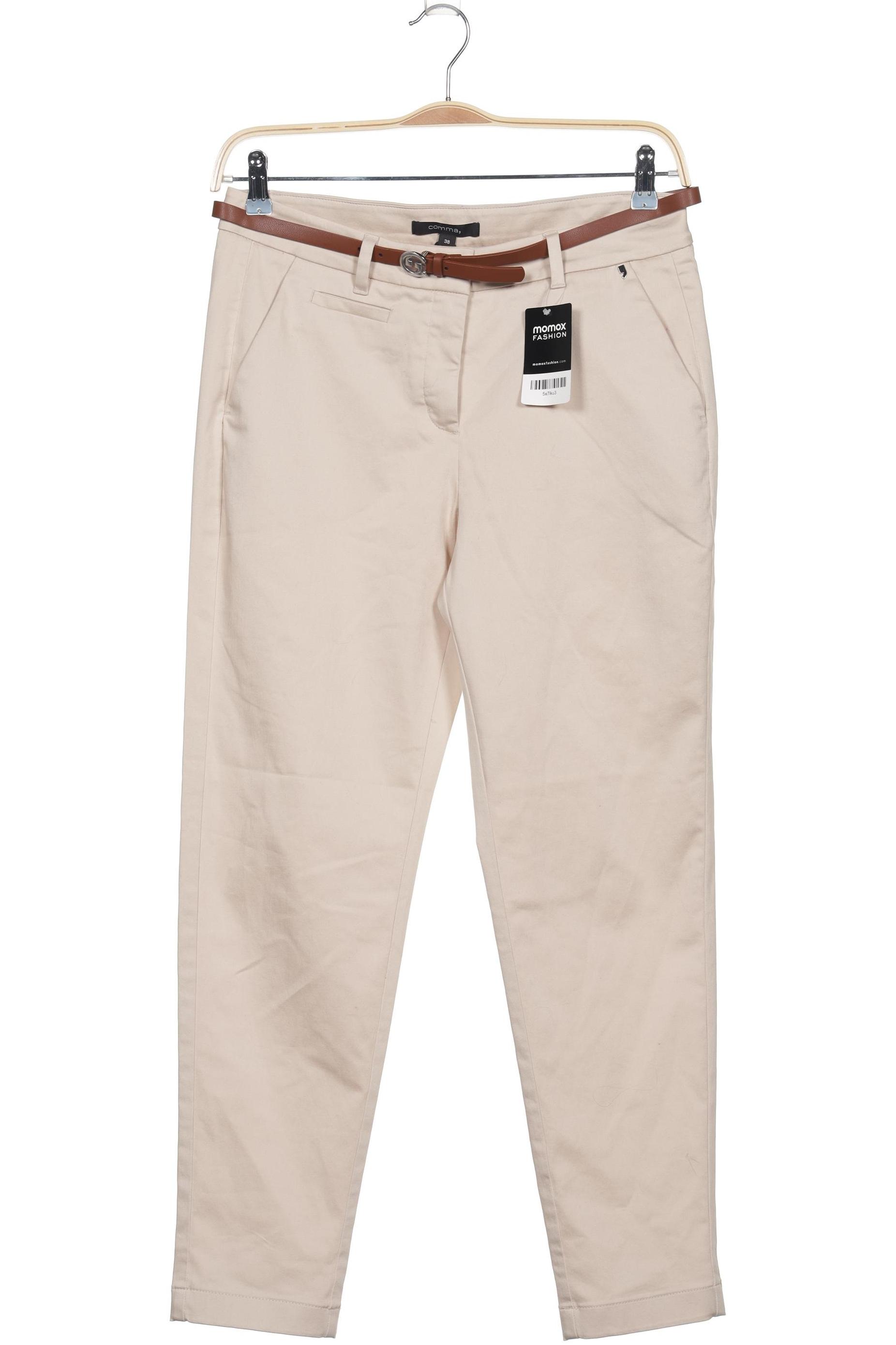 

Comma Damen Stoffhose, beige, Gr. 38