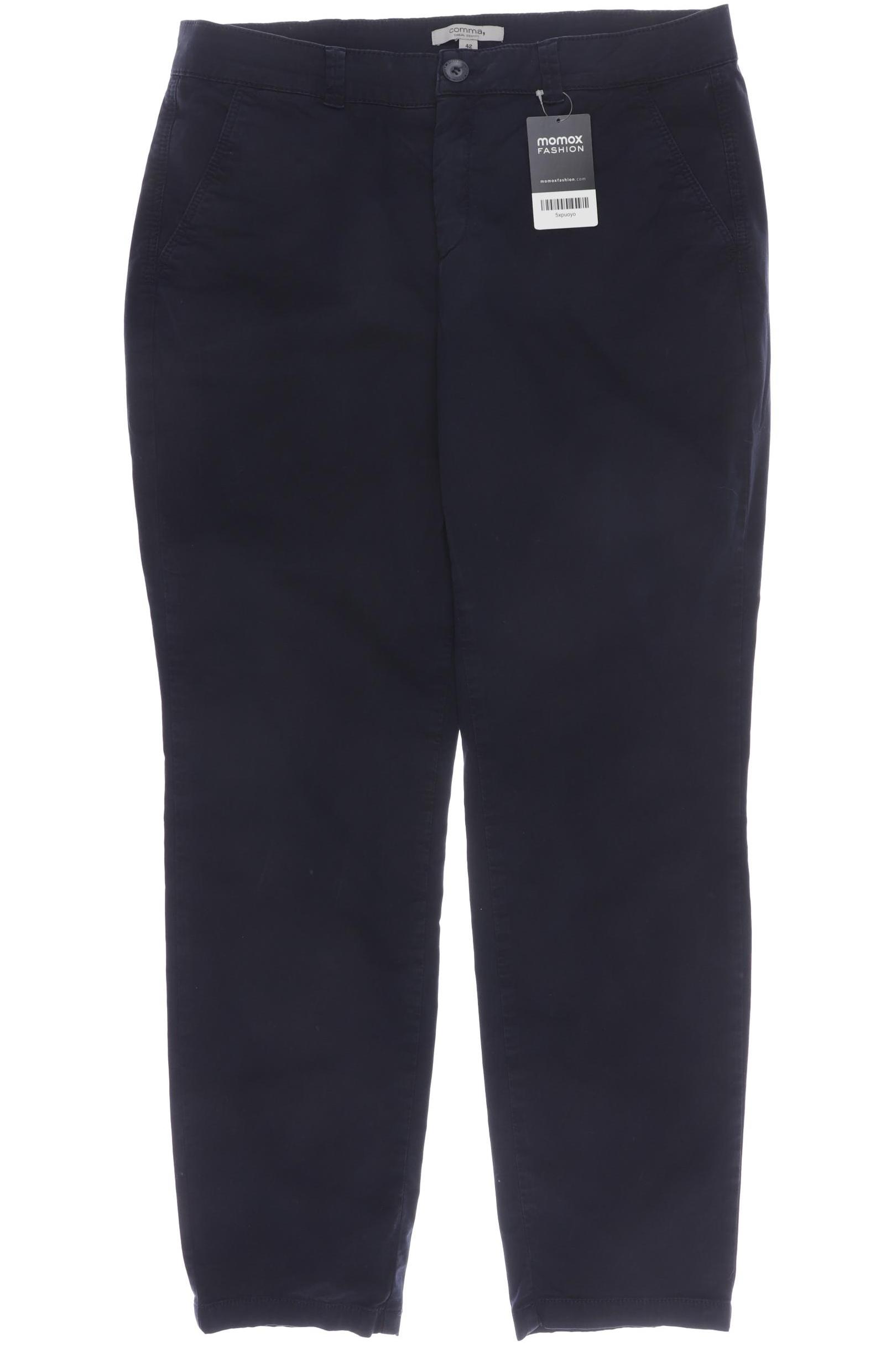 

Comma Damen Stoffhose, marineblau, Gr. 42