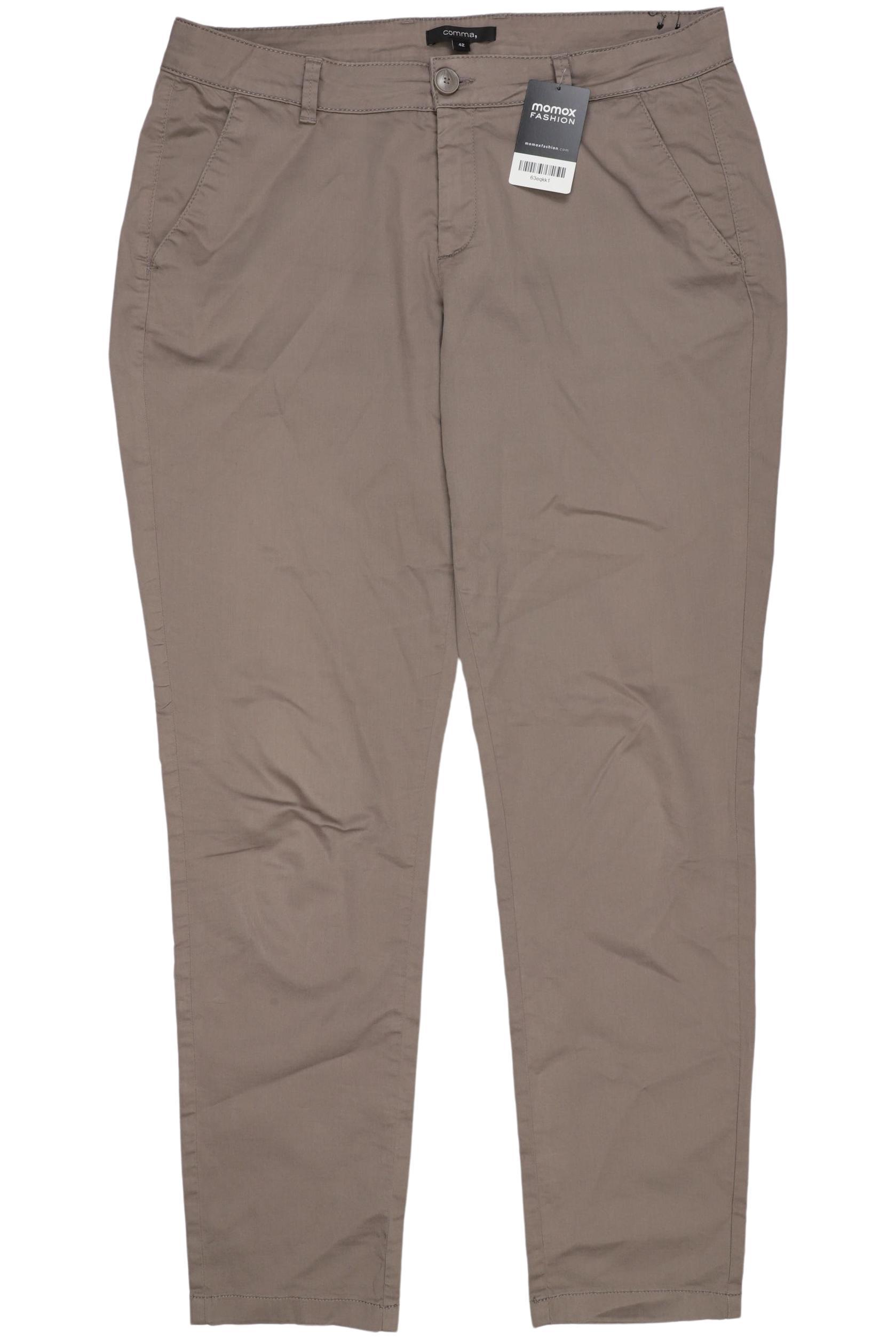 

Comma Damen Stoffhose, beige, Gr. 42