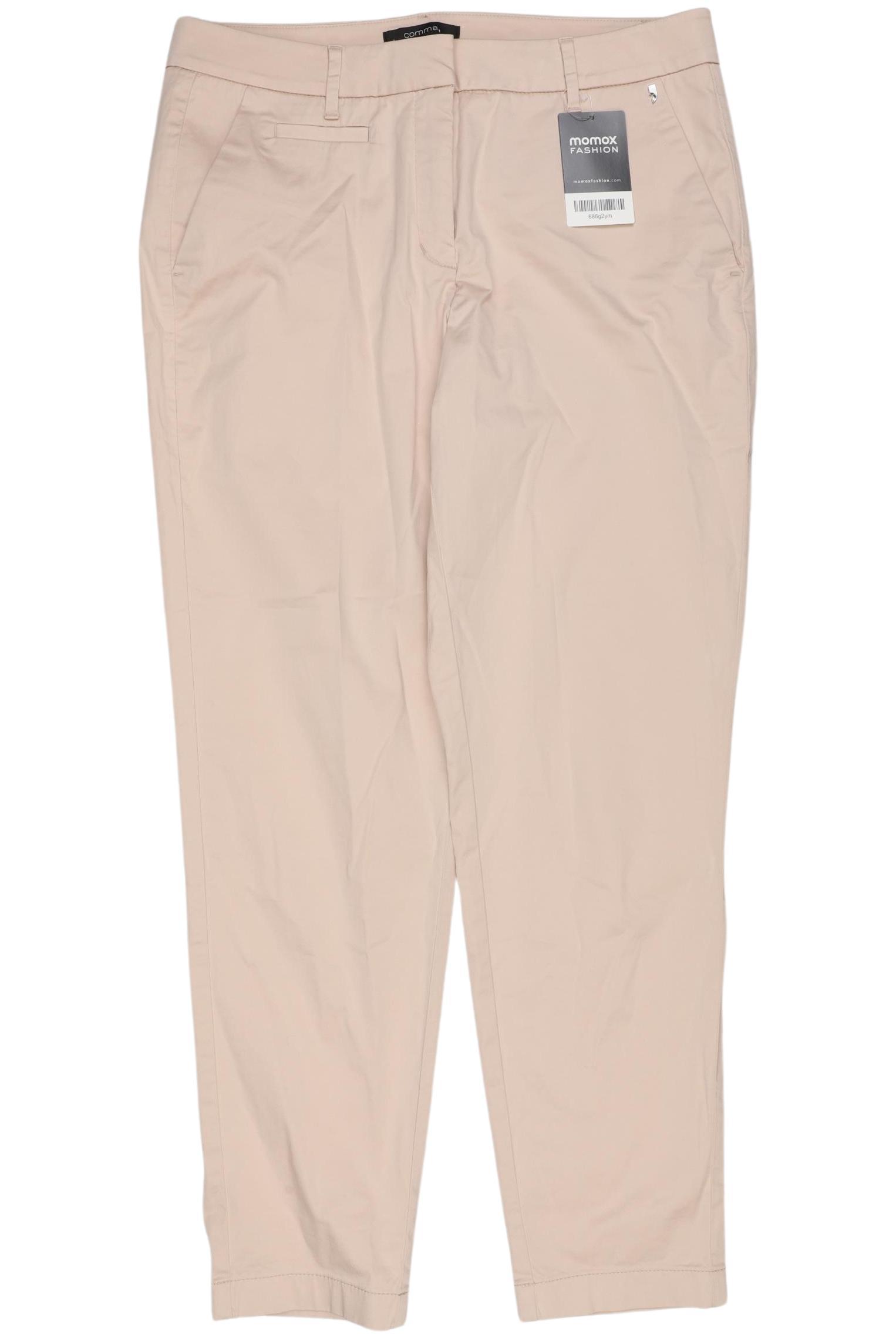 

Comma Damen Stoffhose, beige, Gr. 38