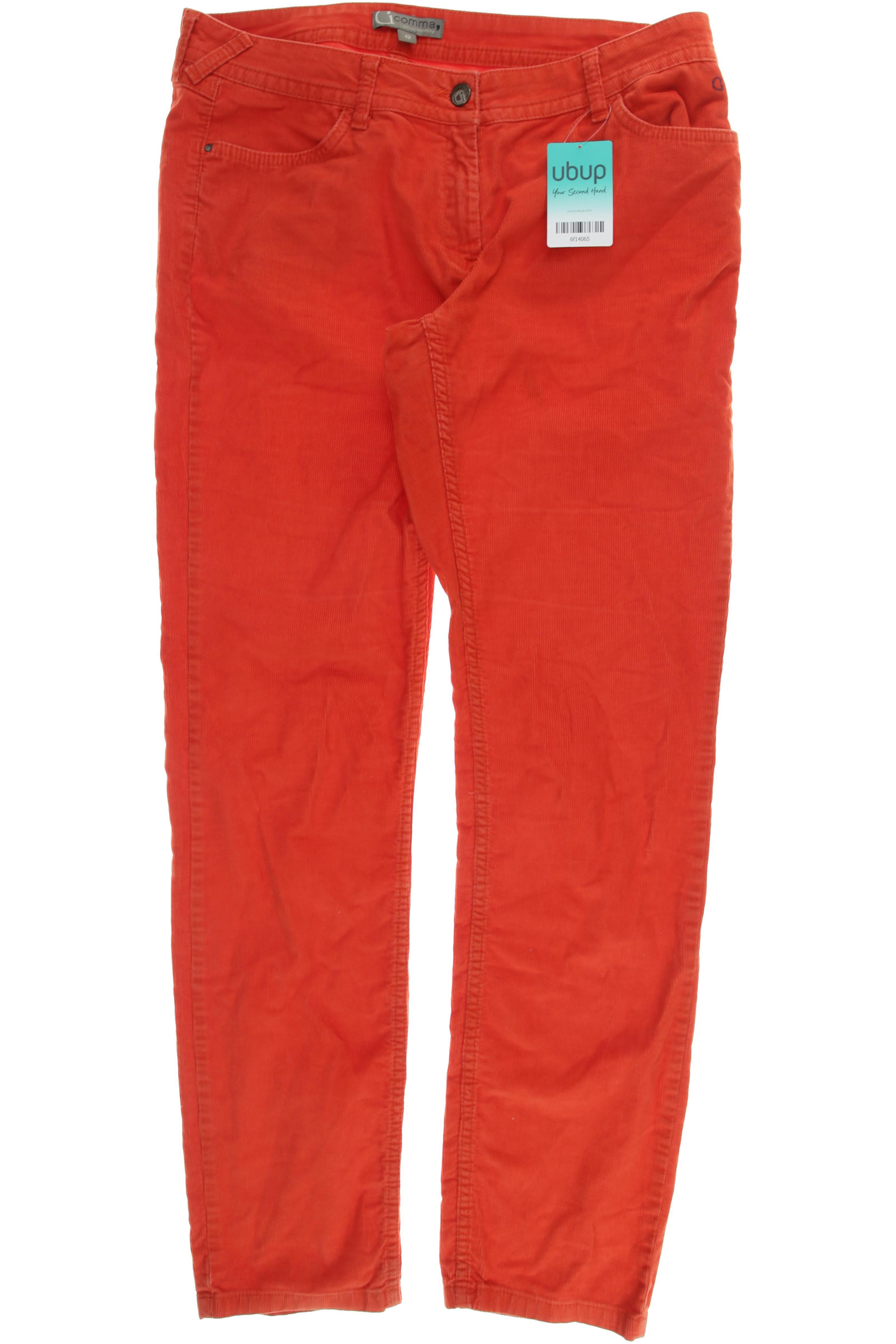 

Comma Damen Stoffhose, orange, Gr. 42