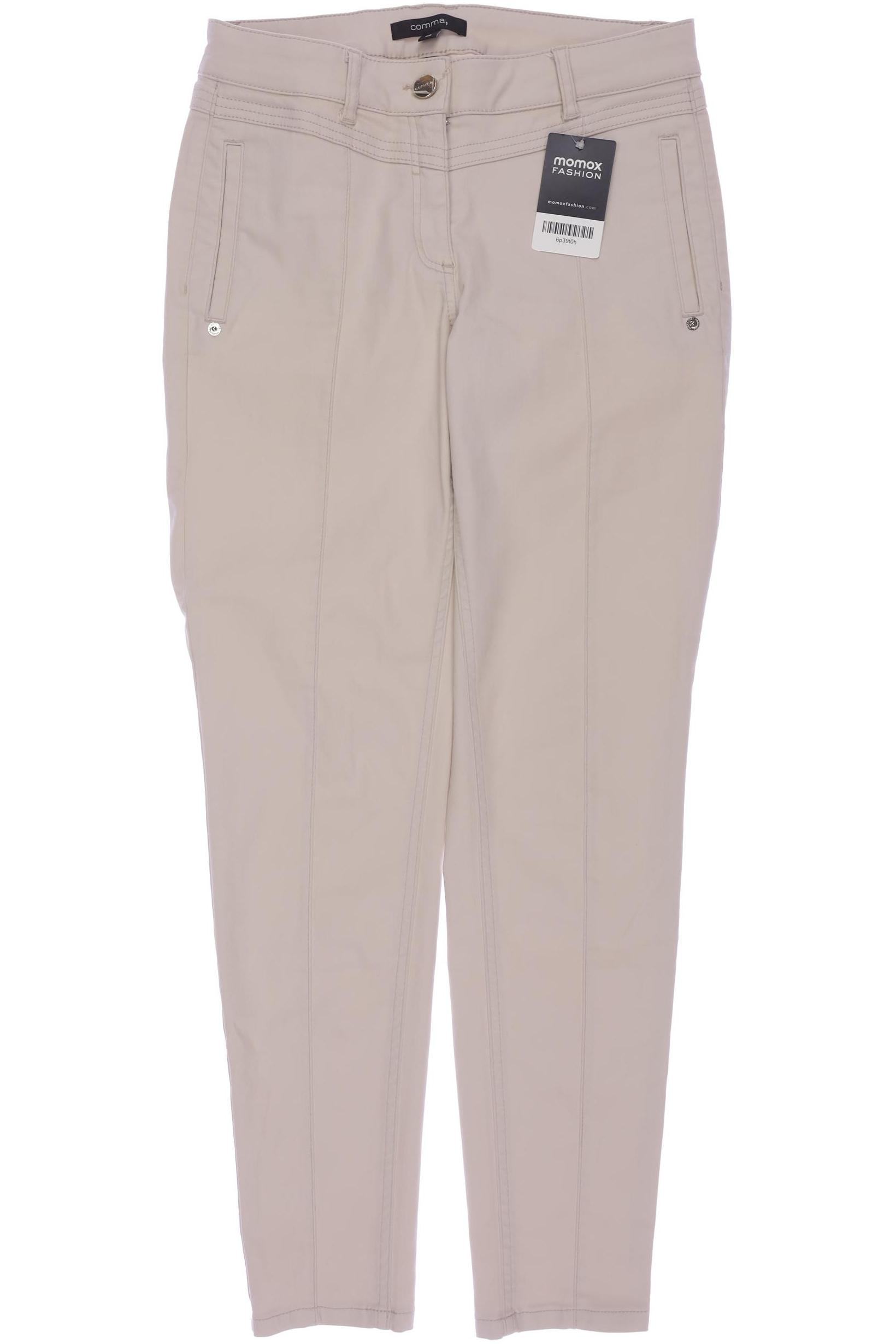

Comma Damen Stoffhose, beige, Gr. 36