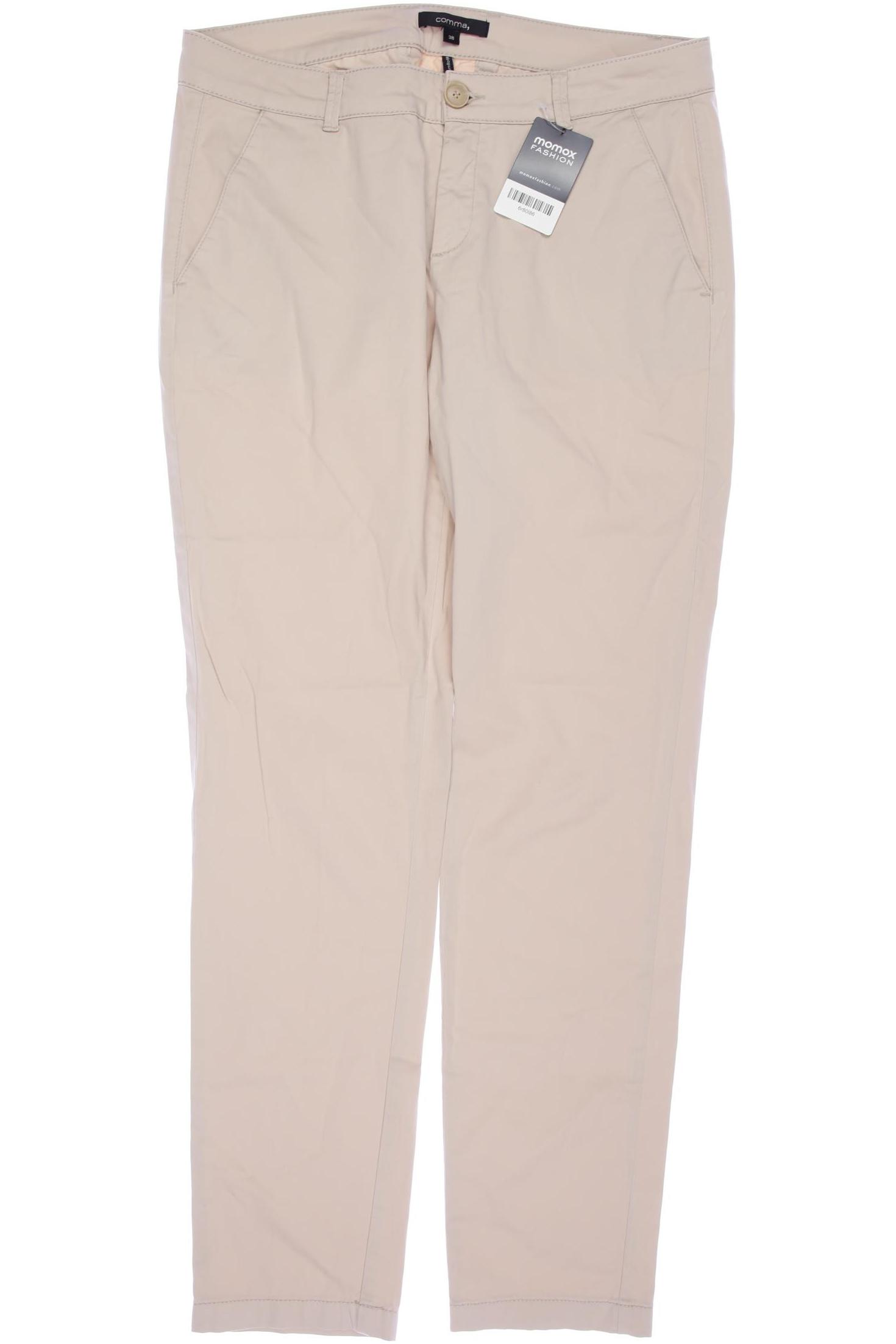 

Comma Damen Stoffhose, beige, Gr. 38